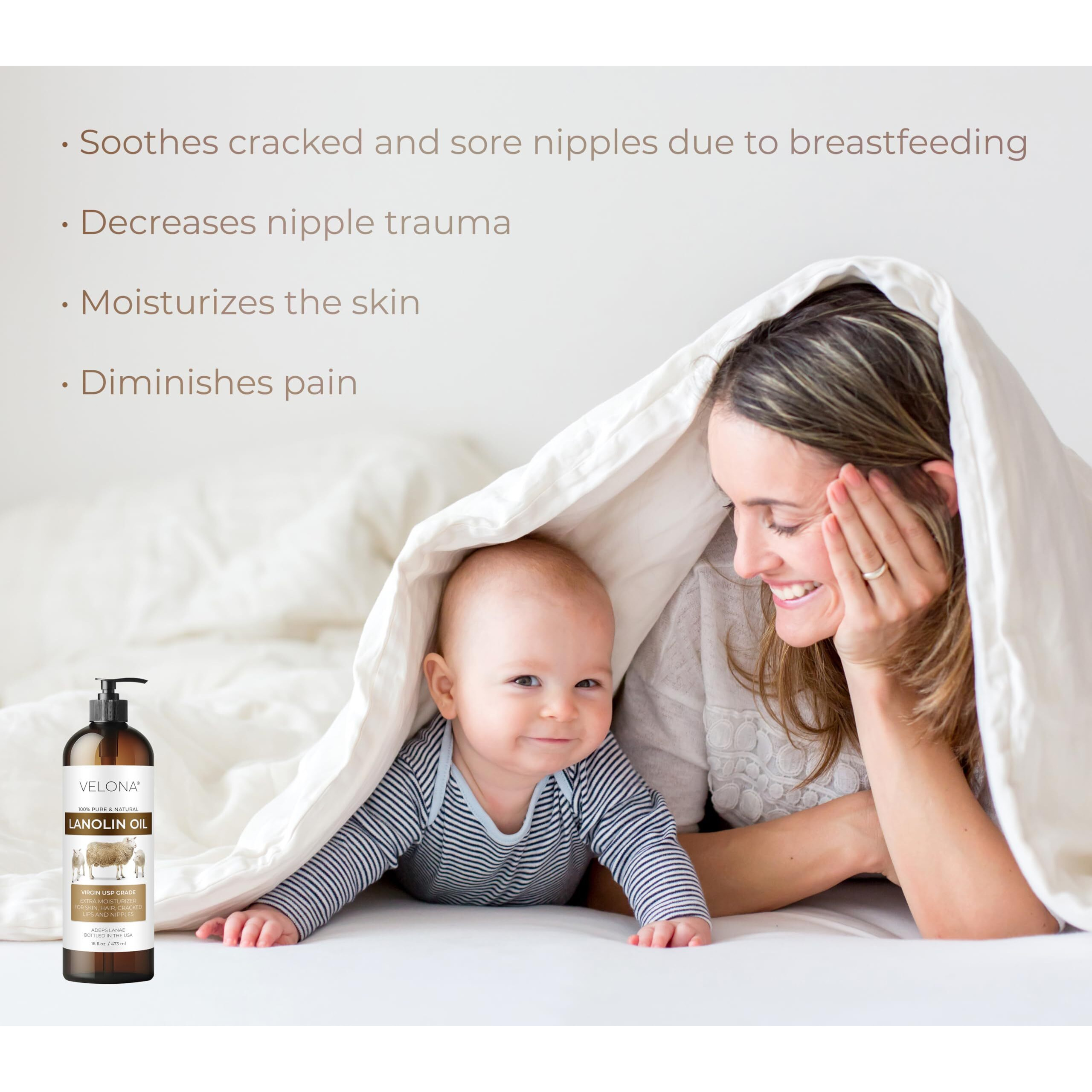 Velona Lanolin Oil Usp Grade 2 Fl Oz | 100% Pure And Natural Carrier Oil | Refined, Cold Pressed