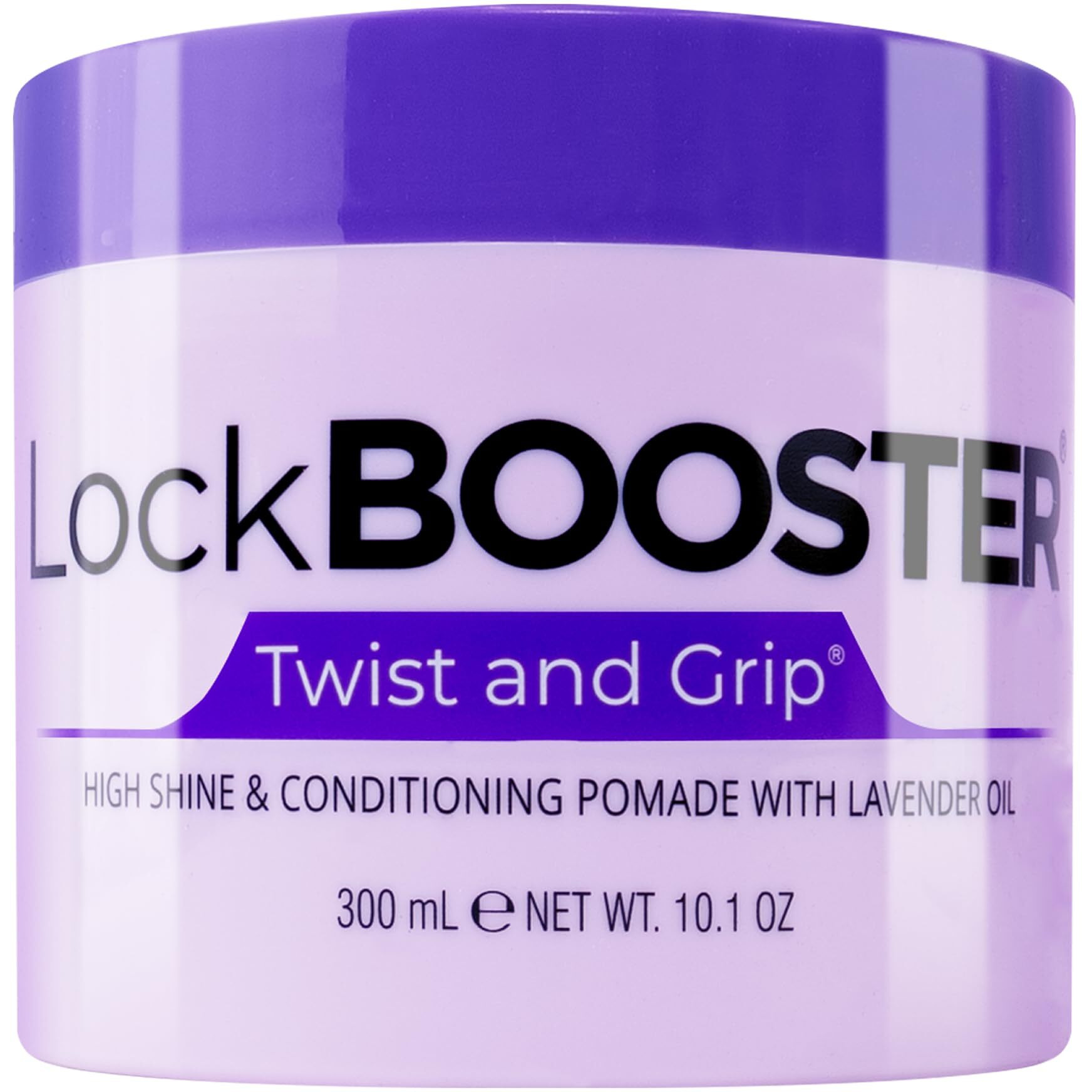 Style Factor Lock Booster Twist & Grip Braid Gel (10.1 Oz.) With Lavender Oil- Strong Hold, Flake-Free, Frizz-Free Hair Braiding Gel For Defined & Long-Lasting Twists, Locs & Braids
