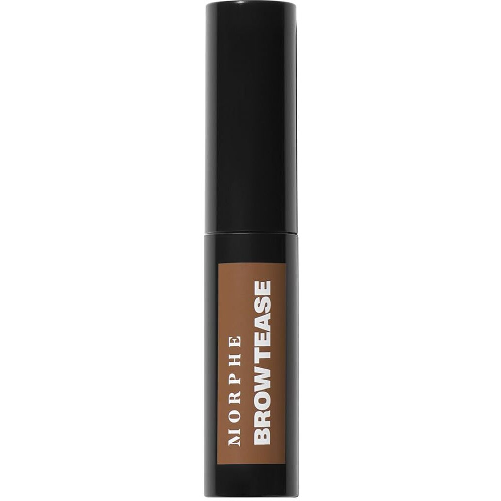 Morphe Brow Tease Eyebrow Gel Mousse - Volumizing Brow Gel To Tint, Thicken & Shape With 100% Natural Bamboo Fibers - Enriched With Conditioning Coffee Seed Oil - Almond (0.16 Fl Oz)