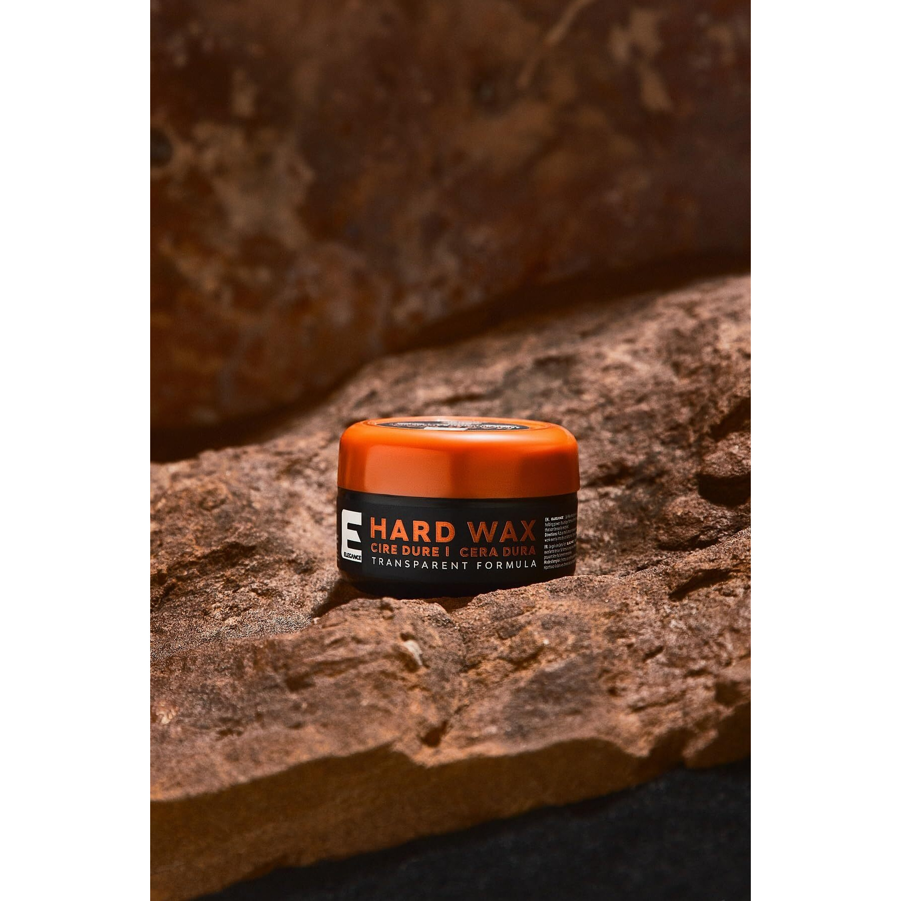 E Elegance Hair Products Transparent Hair Styling Hard Gel Wax With Argon Oil, Hard Hold, 3.38 Oz