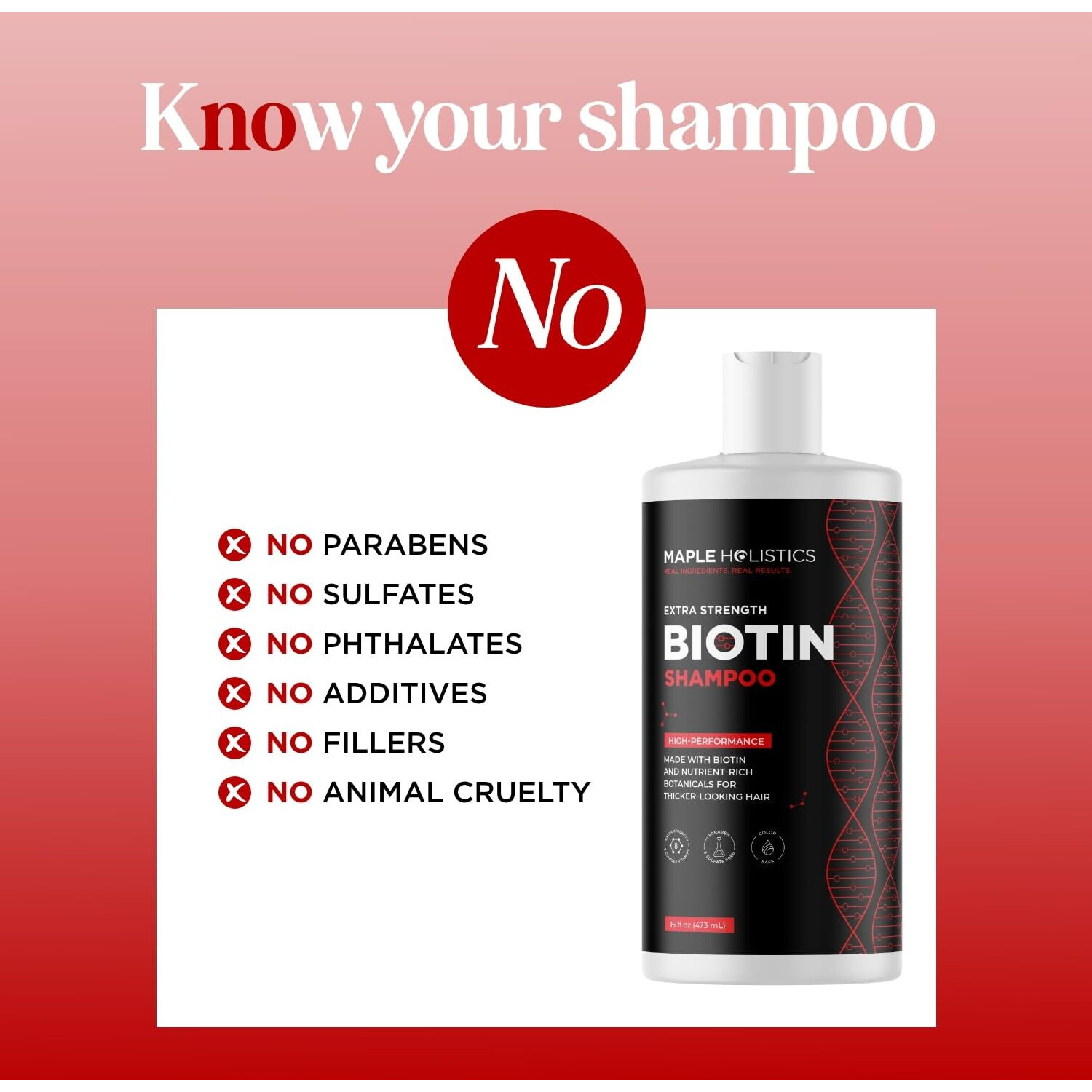 Ultra Biotin Shampoo For Thinning Hair - Extra Strength Volumizing Shampoo For Men And Women With B Vitamins And Rosemary Essential Oil - Sulfate Free Shampoo Biotin Formula For Hair And Scalp Care