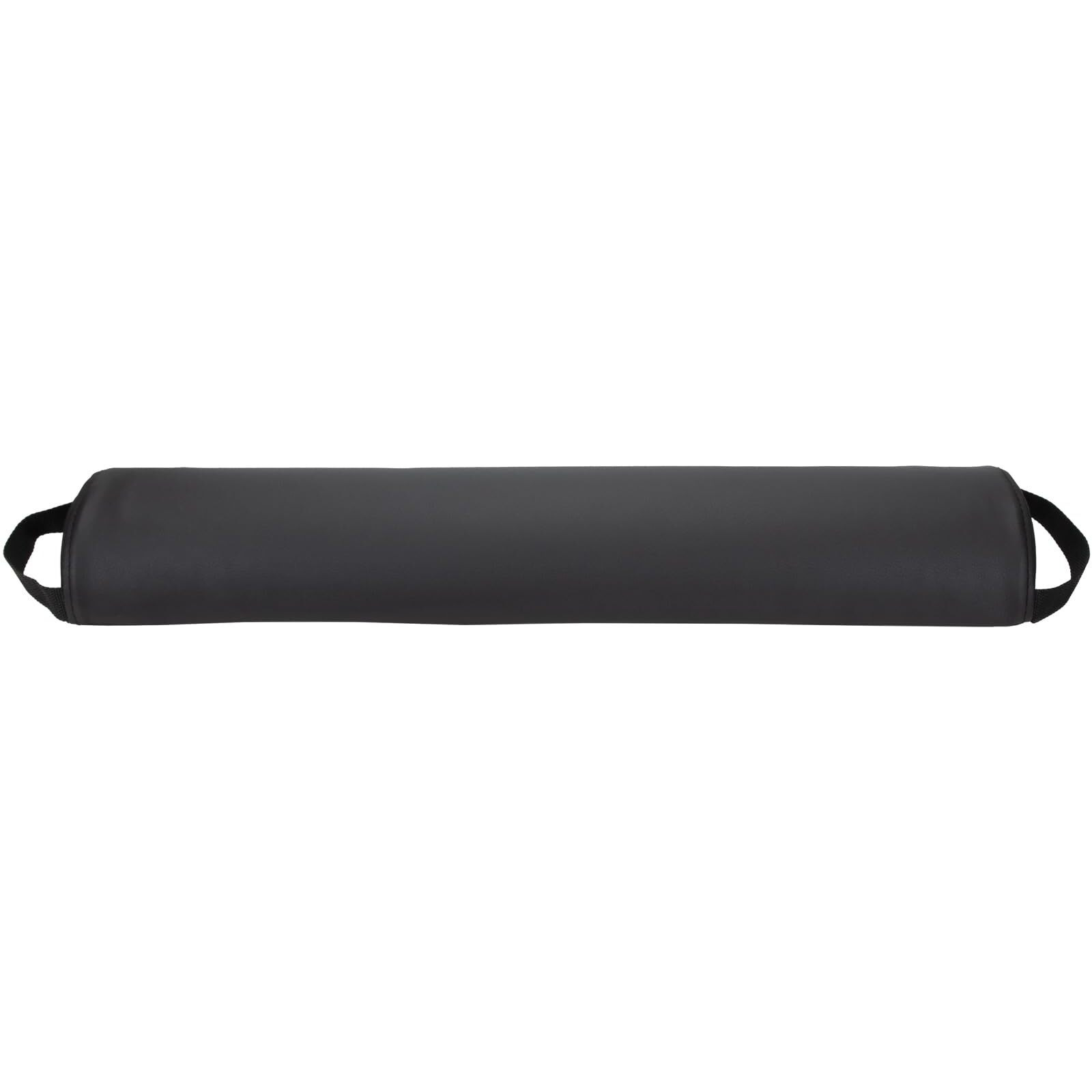 Forpro Premium Half-Round Bolster Pillow For Massage And Yoga, Oil And Stain-Resistant, 6   W X 3"" H X 26   L, Black