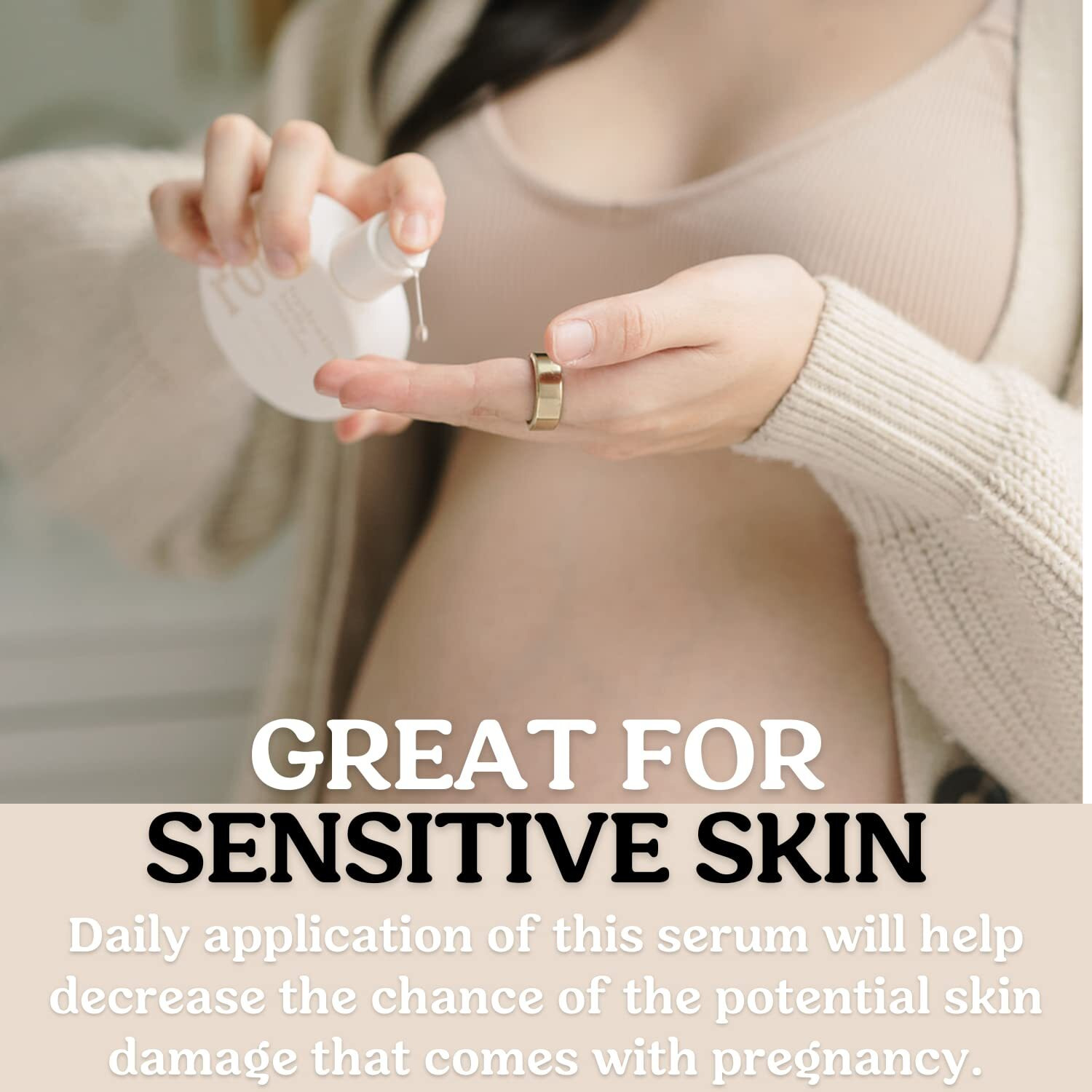 Roe Wellness Stretch Mark Belly Serum/Oil For Sensitive Skin With Long And Short-Term Hydration, Increases Skin Elasticity And Firmness Reduce Stretch Marks (Belly Serum)
