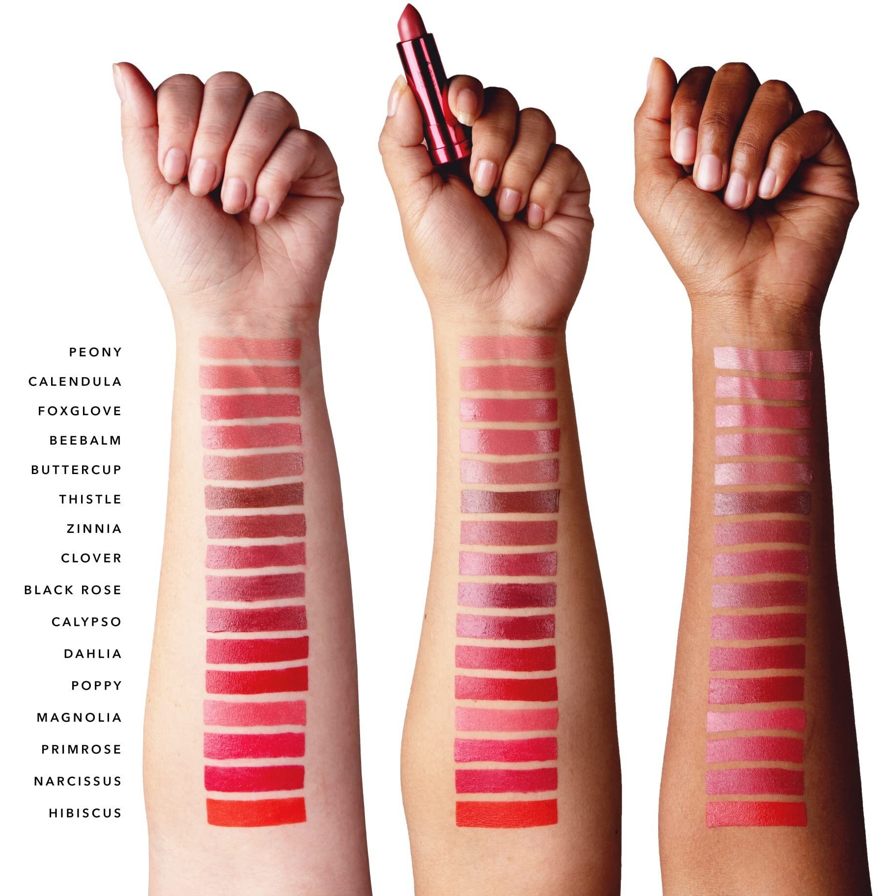 100% Pure Pomegranate Oil Anti-Aging Lipstick Long Lasting, Vibrant Makeup - Moisturizing Cocoa Butter Satin Finish - Vegan Fruit Pigmented Primrose Color (Pink) - 0.15 Oz