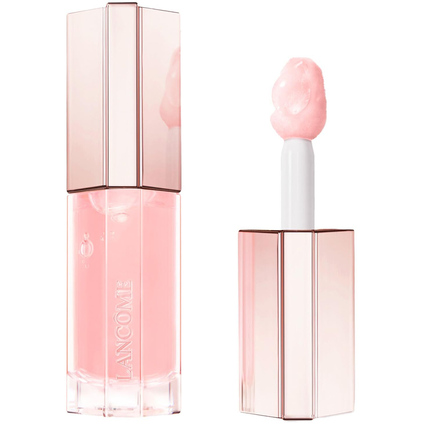 Lancme Lip Idle Juicytreat Oil-In-Gloss -24Hr Hydrating Gloss With Squalane For Instant Shine - 22 Rosy Plump