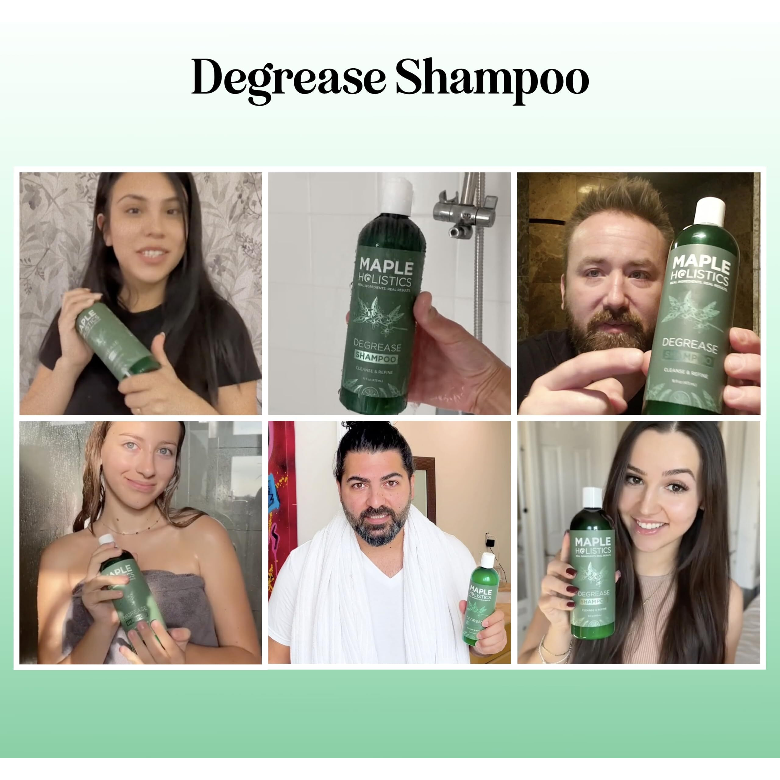 Clarifying Shampoo For Oily Hair And Scalp - Deep Cleansing Shampoo Build Up Remover With Rosemary Oil - Degrease Shampoo For Greasy Hair & Scalp - Vegan Color Safe Sulfate & Paraben Free (2 Pack)