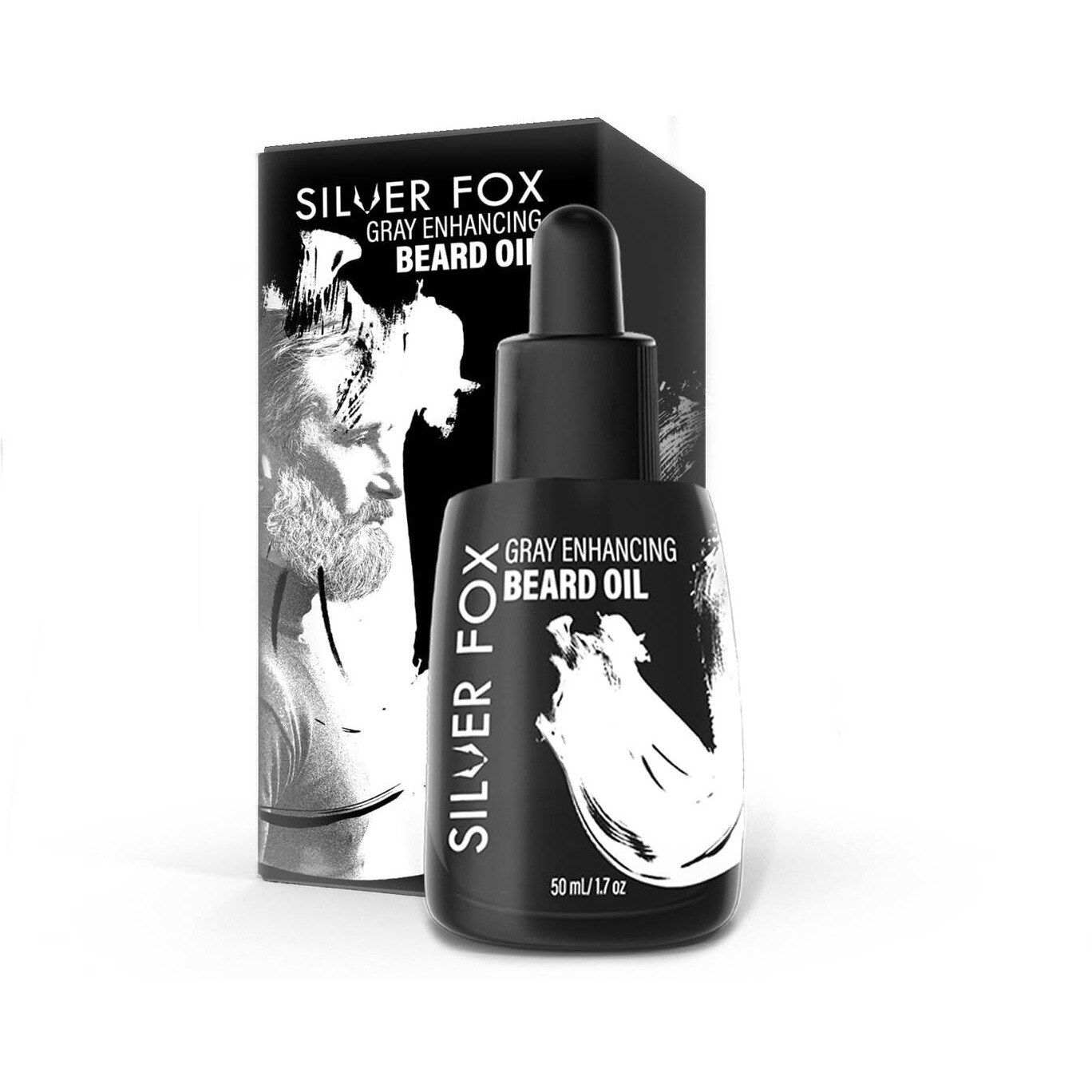 Godefroy Silver Fox | Natural Beard Oil For Gray Hair For Shine And Brightness