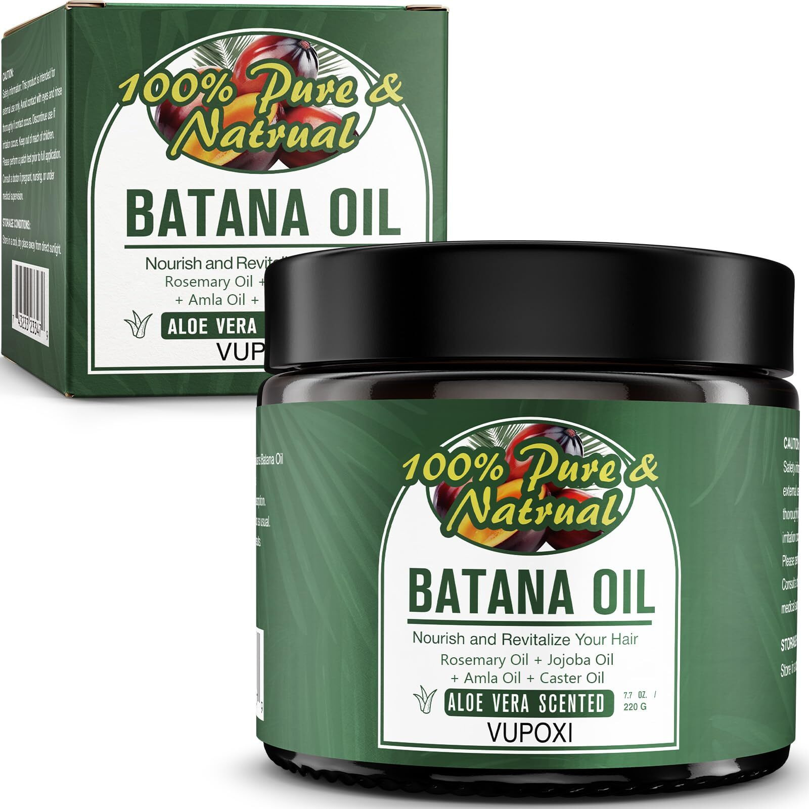 5-In-1 Batana Oil For Hair Growth | Liquid Blend With Rosemary, Amla, Castor, Jojoba Seed - 180Ml (6.3 Fl.Oz)