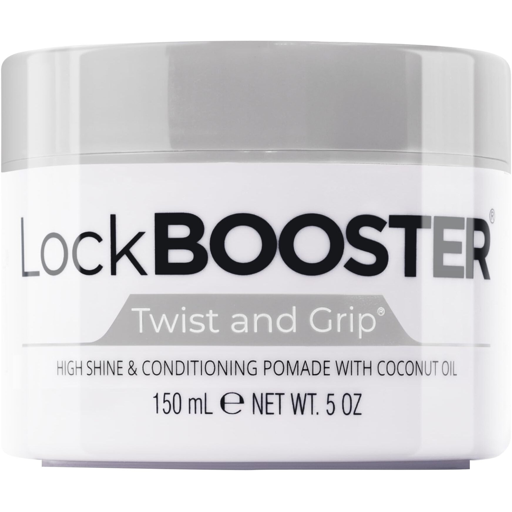 Style Factor Lock Booster Twist & Grip Braid Gel (5 Oz.) With Coconut Oil - Strong Hold, Flake-Free, Frizz-Free Hair Braiding Gel For Defined & Long-Lasting Twists, Locs & Braids