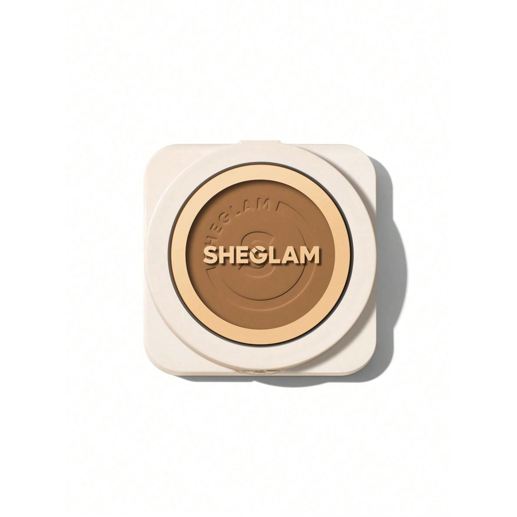 Sheglam Skin-Focus Full Coverage Powder Foundation Oil-Control Lightweight Face Pressed Powder Makeup-Porcelain