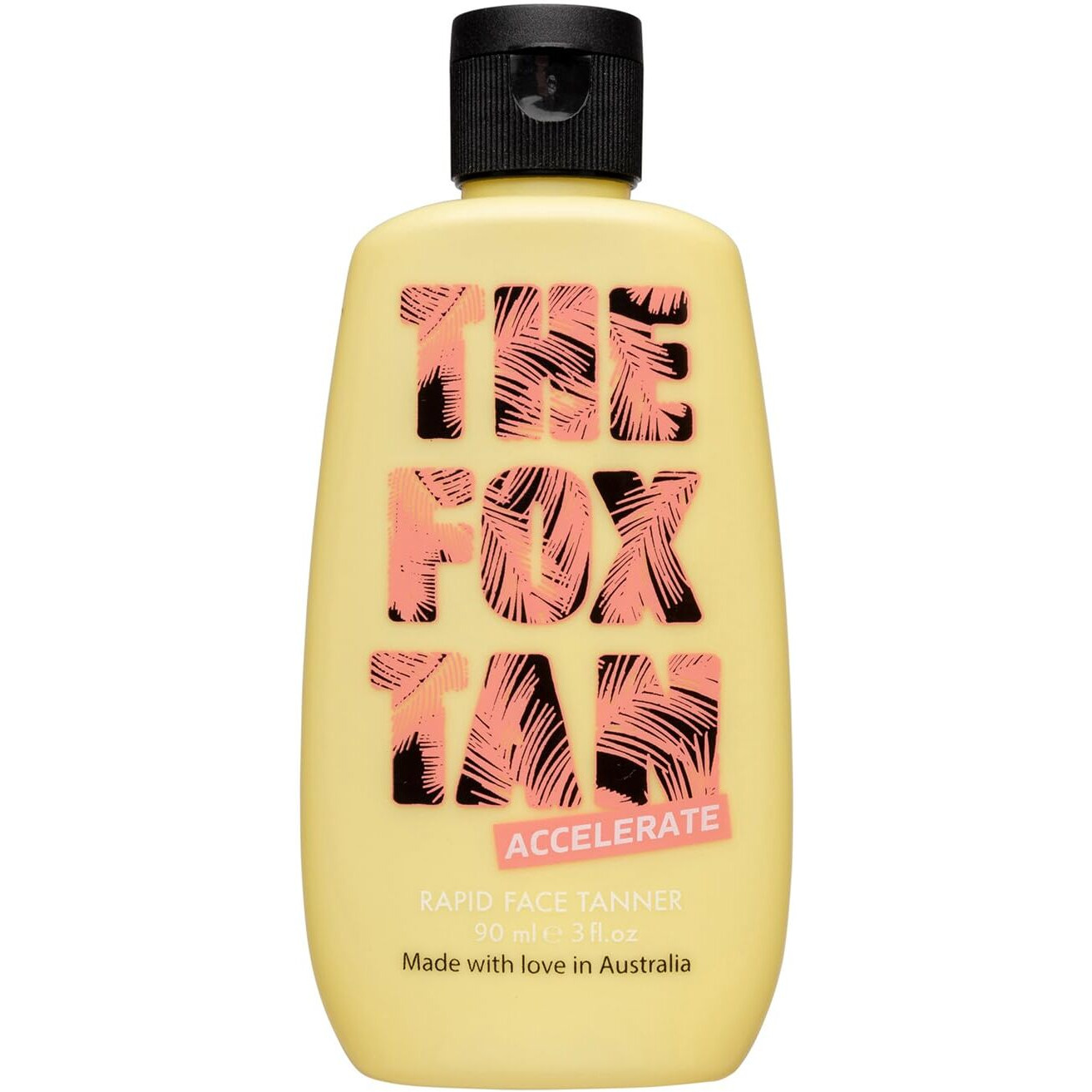 The Fox Tan Rapid Face Tanner, Tanning Accelerators For Deeper & Faster Tans, Contains Hyaluronic Acid & Jojoba Oil, Vegan & Cruelty-Free, 90Ml