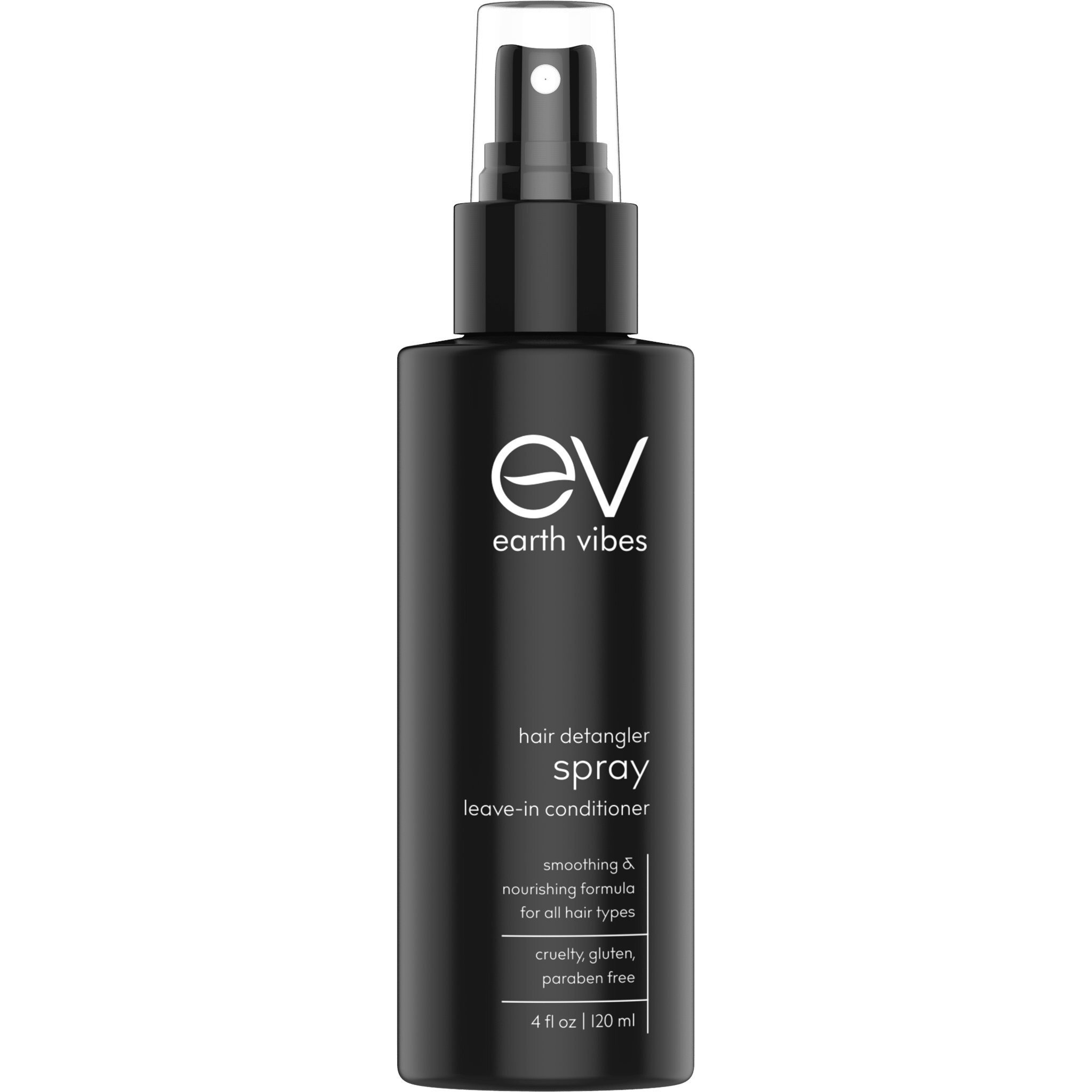 Earth Vibes Natural Hair Detangler, Leave-In Conditioner Spray, Kids & Adults - All Hair Types - Color Safe Cruelty Sulfate Paraben Free - Made With Silk Amino Acids Probiotic Jojoba & Avocado Oil-Usa