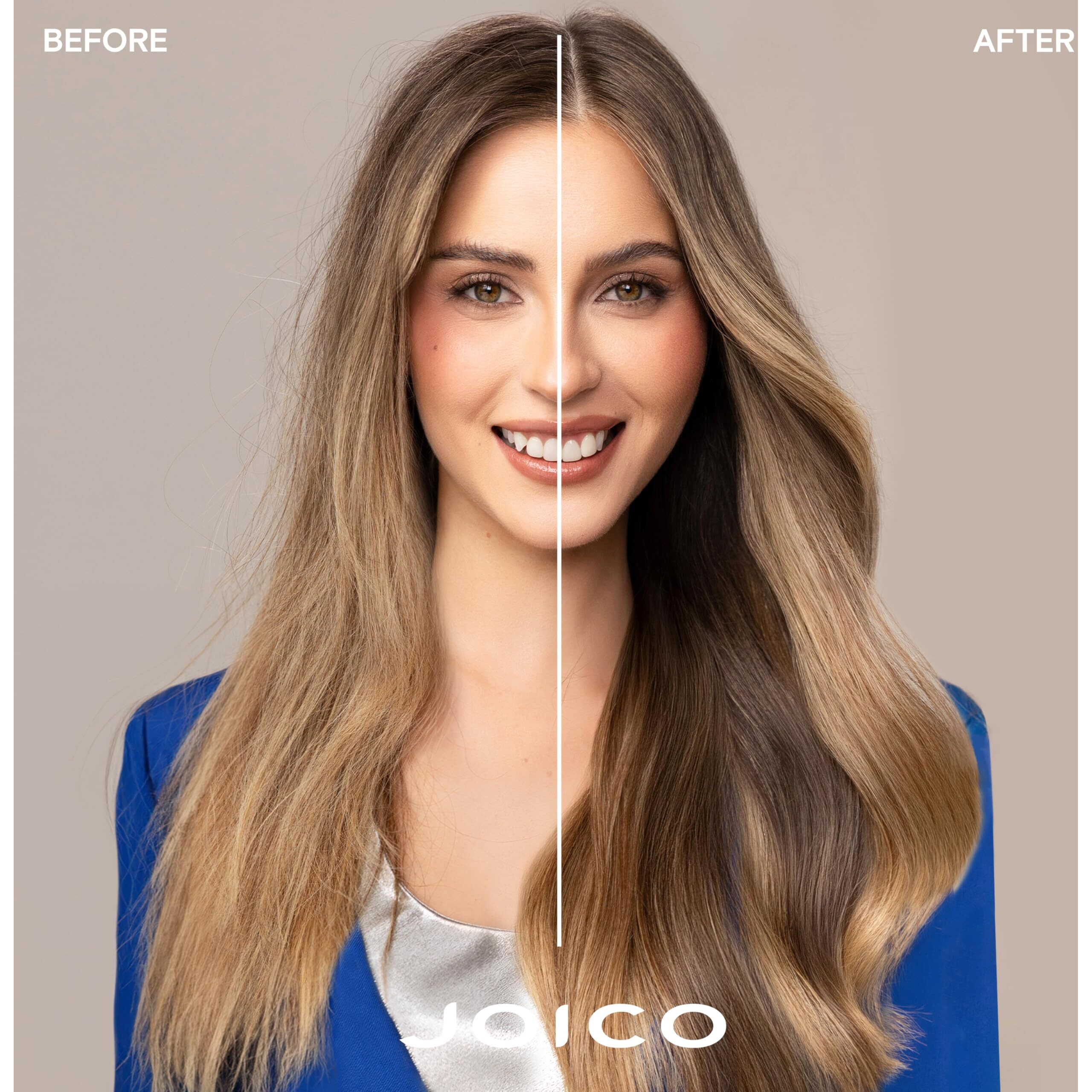 Joico Color Balance Blue Shampoo | For Lightened Brown Hair | Eliminate Brassy Orange Tones | Boost Color Vibrancy & Shine | Uv Protection | With Rosehip Oil & Green Tea Extract | 10.1 Fl Oz