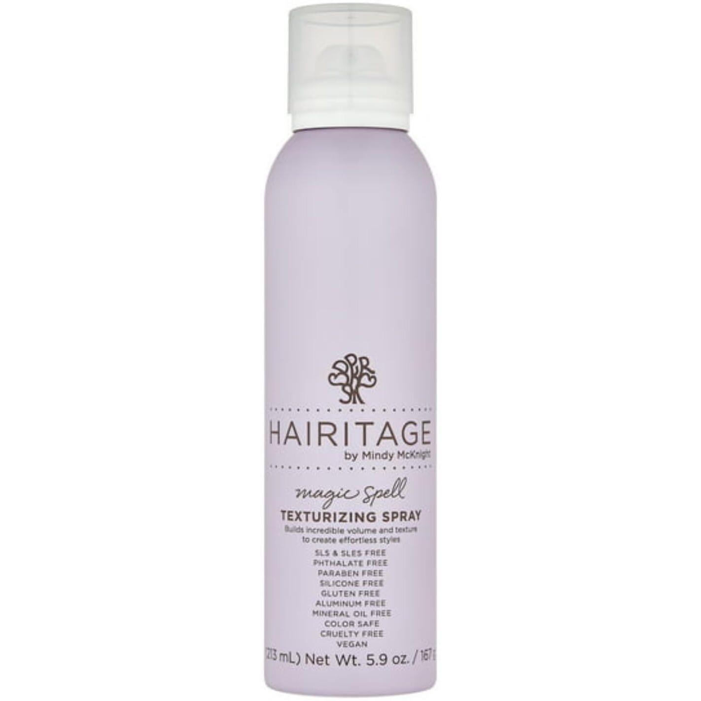 Hairitage Magic Spell Texturizing Spray - Volumizer For All Hair Types - With Rice Protein + Sunflower Seed Oil - Enhances Styled Hair, 5.9 Oz