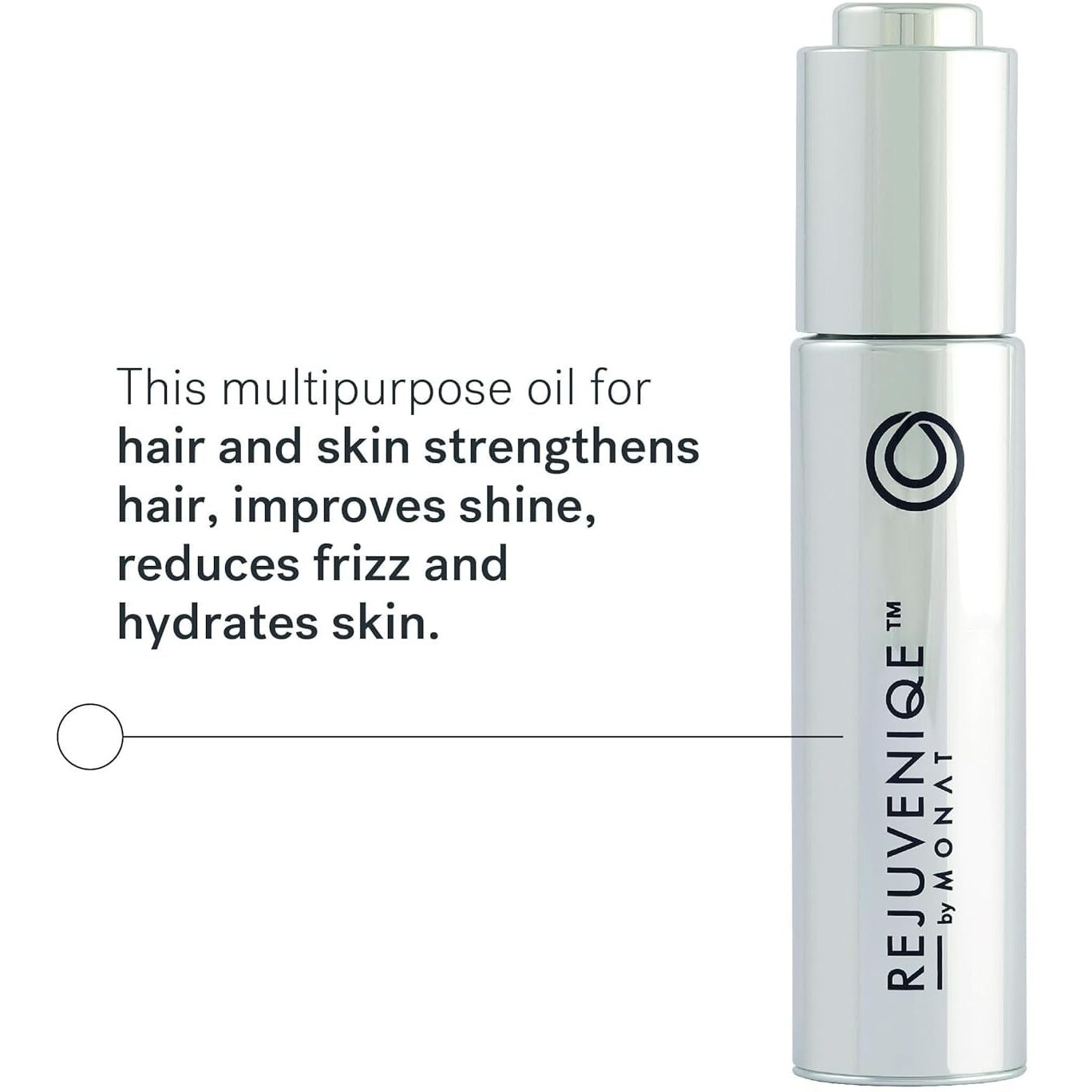 Monat Rejuveniqe Oil - 3-Month Supply - Multipurpose Hair & Skin Treatment - 13+ Natural Plant And Essential Oils - Strengthens, Reduces Frizz Boosts Shine - Provides Intense Hydration - 90Ml(3 Fl Oz)