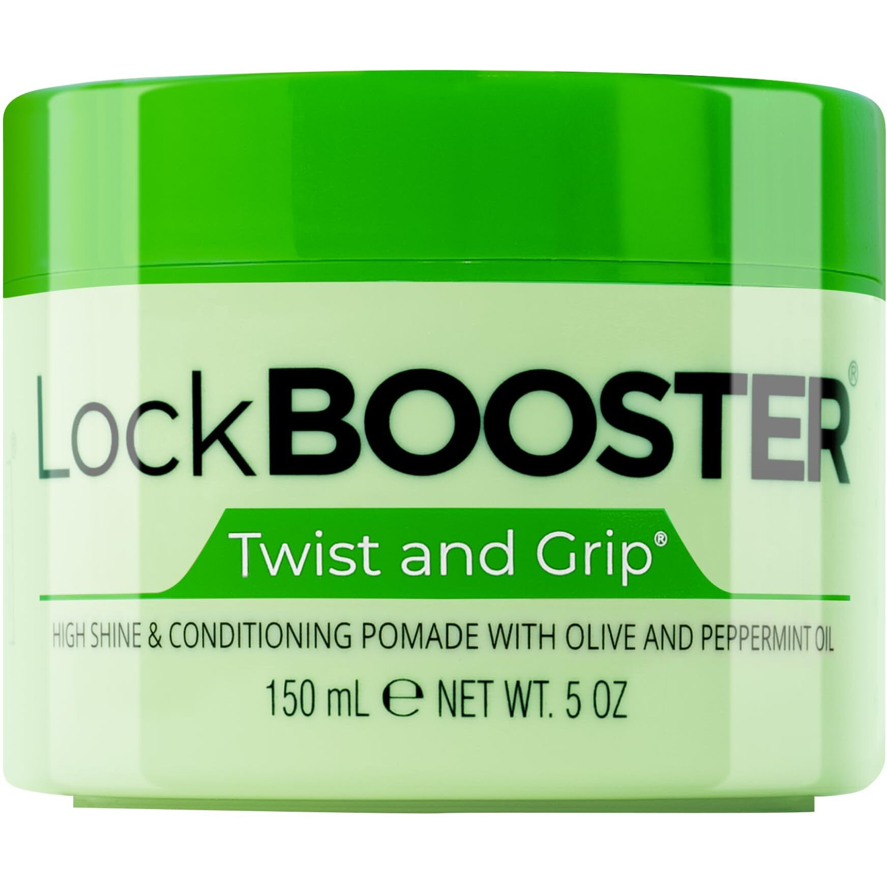 Style Factor Lock Booster Twist & Grip Braid Gel (5 Oz.) With Olive&Peppermint Oil- Strong Hold, Flake-Free, Frizz-Free Hair Braiding Gel For Defined & Long-Lasting Twists, Locs & Braids