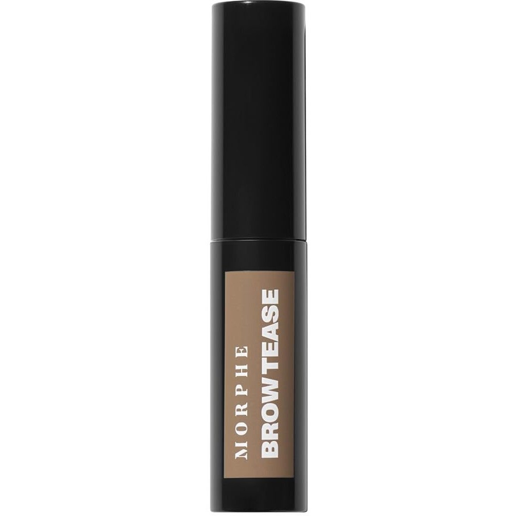 Morphe Brow Tease Eyebrow Gel Mousse - Volumizing Brow Gel To Tint, Thicken & Shape With 100% Natural Bamboo Fibers - Enriched With Conditioning Coffee Seed Oil - Praline (0.16 Fl Oz)