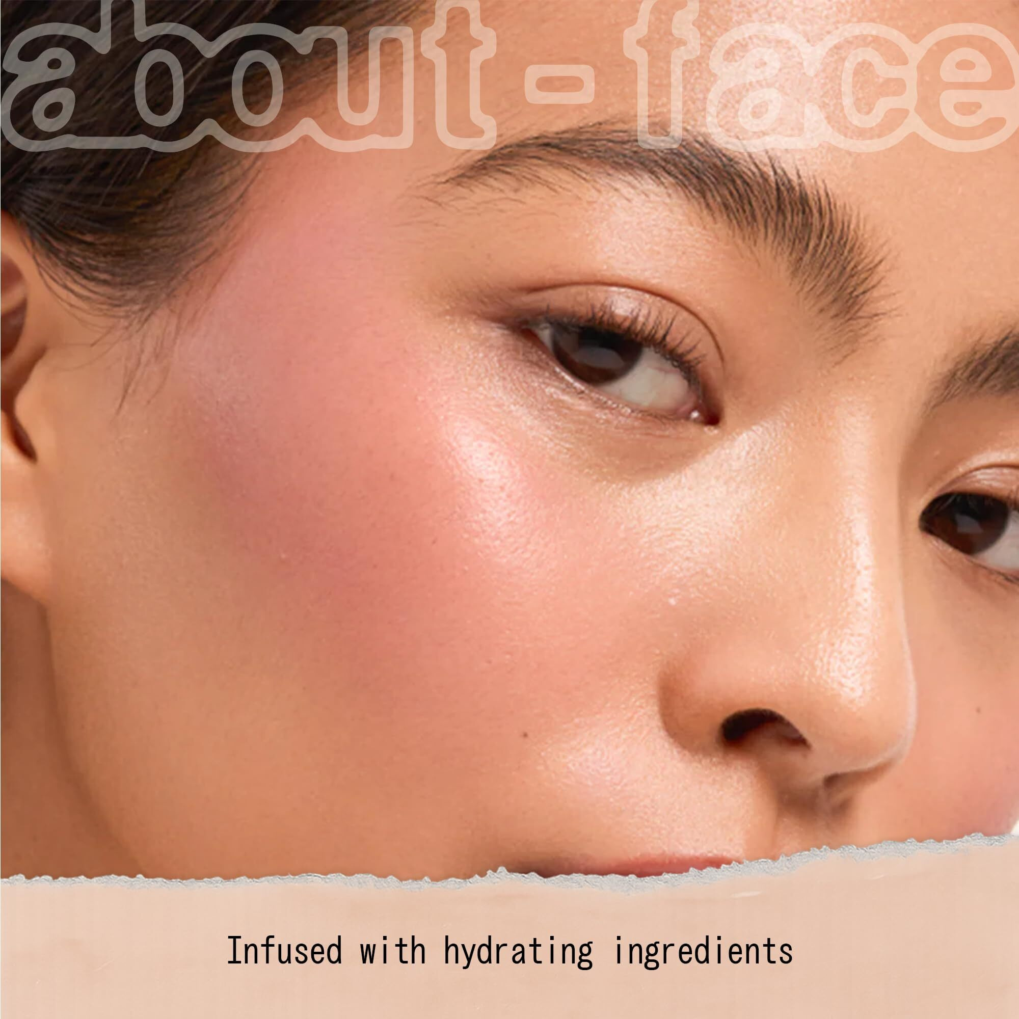 About-Face Blush Rush Liquid Blush - Hydrating, Buildable Formula With Jojoba Oil, Hyaluronic Acid, And Squalane - Long-Lasting Dewy Finish - Vegan & Cruelty-Free (Hot Lap - Pink)