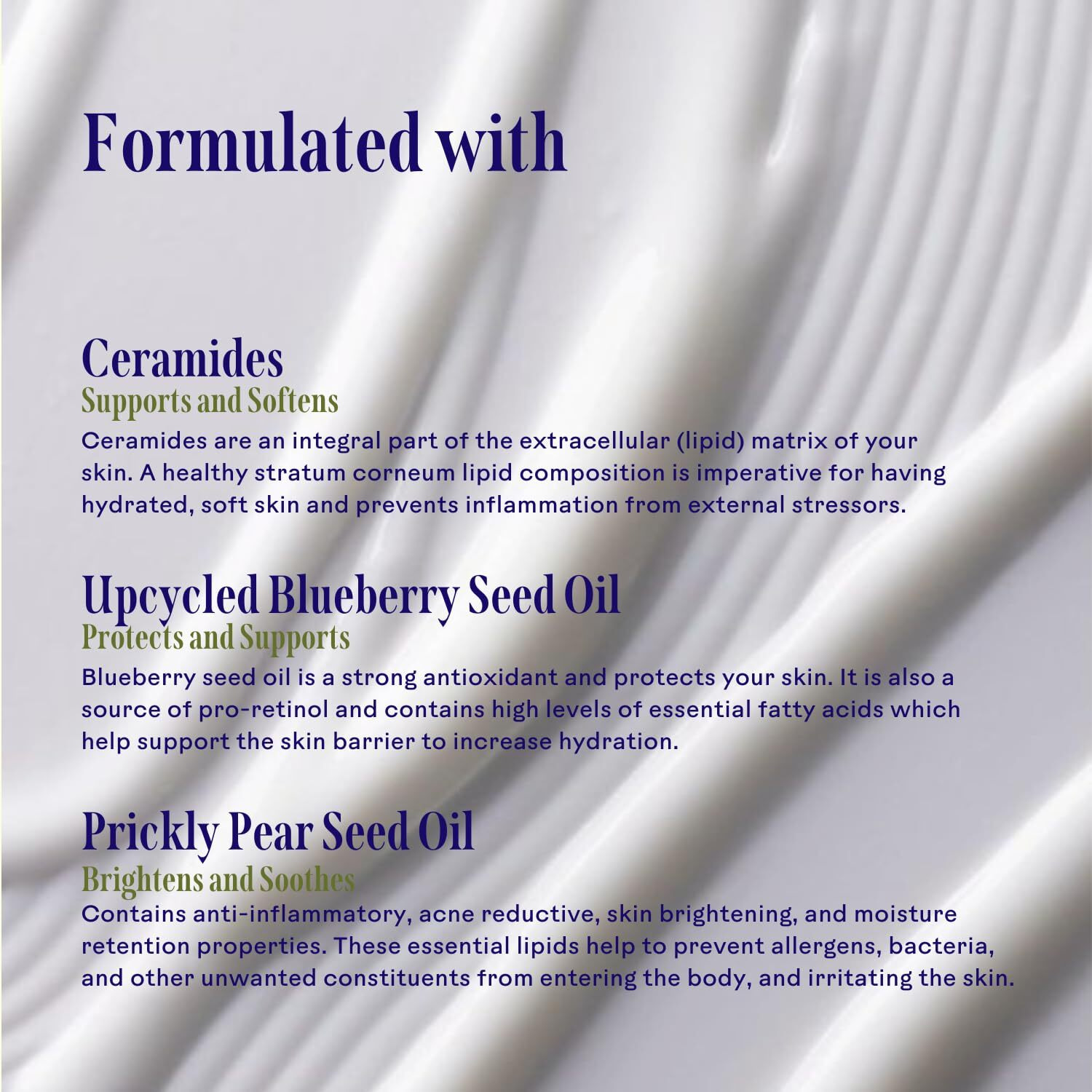 Three Ships Replenish Barrier Repair Serum With Ceramides + Blueberry Oil - Soothing Face Serum, Supports Skin Barrier And Reduces Redness (1 Floz)