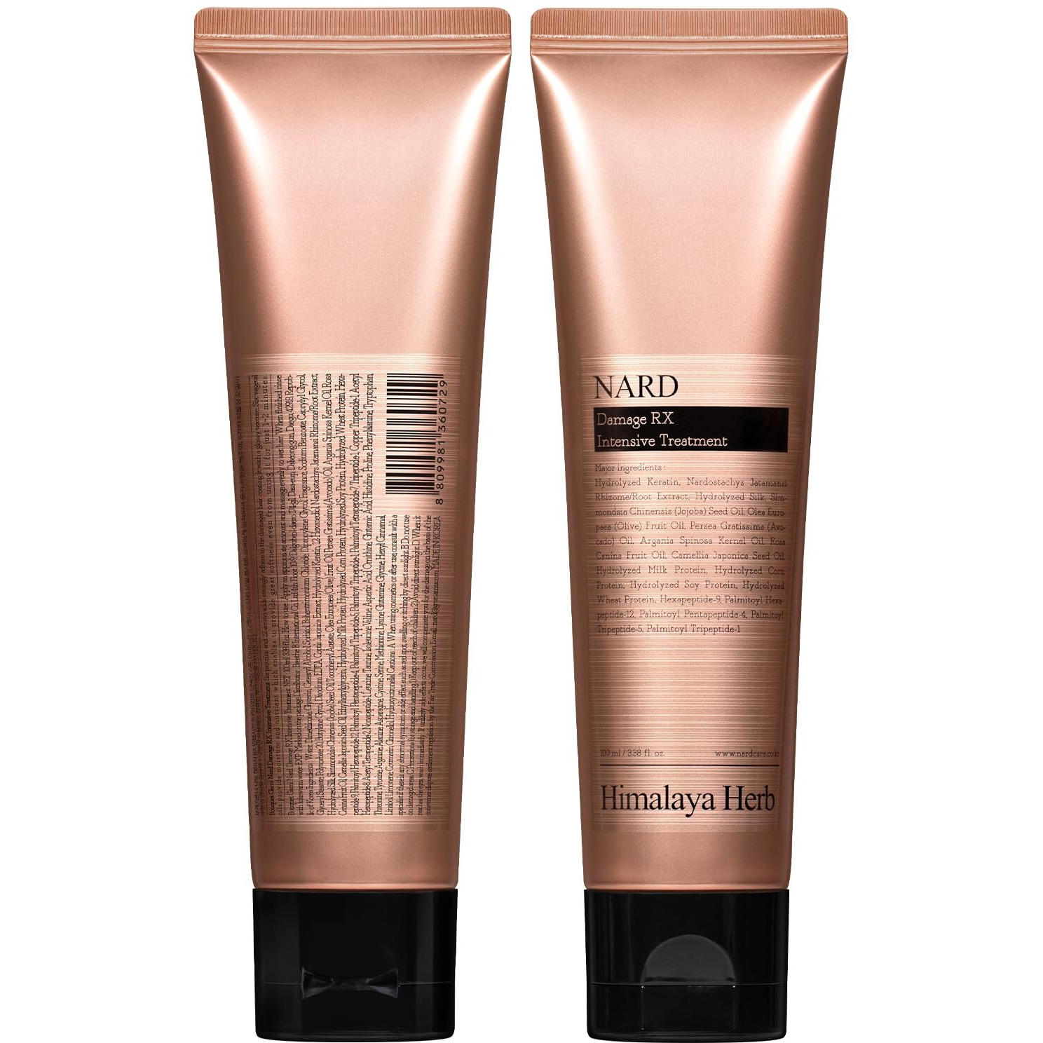 Nard Rx Hair Conditioner For Damaged Hair / 3.38 Oz - Rx Treatment, High-Nutrition, And Split Hair Care (Containing Amino Acids, Protein, Keratin, Silk, 11 Peptides, Vitamin E, And 6 Oils)