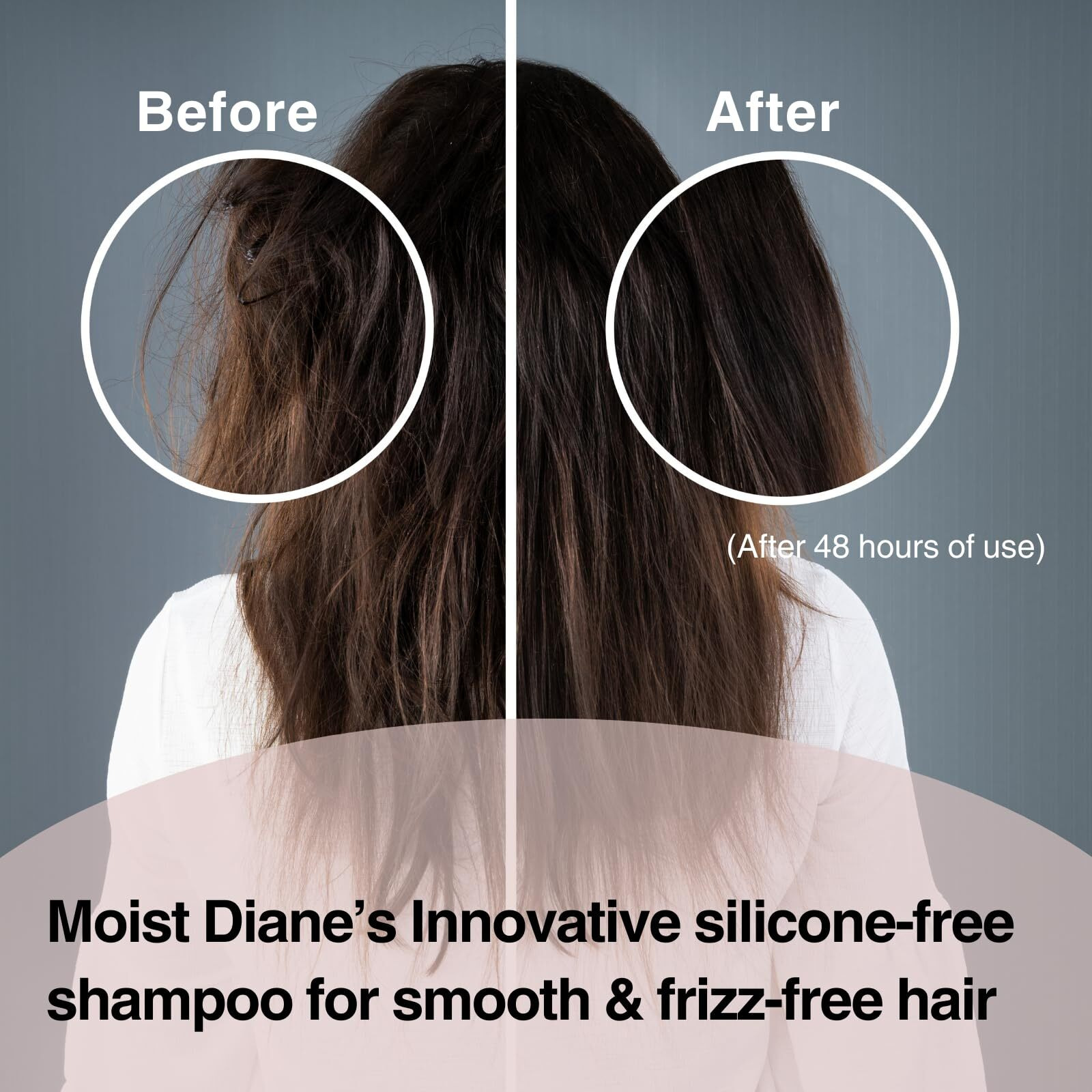 Moist Diane Curly Hair Shampoo For Women & Men, Argan Oil Shampoo For Thinning Hair With Keratin, Collagen Peptides& Apple Stem Cell, Paraben And Sulfate Free Shampoo From Japan 15.2 Fl Oz Extra Vital