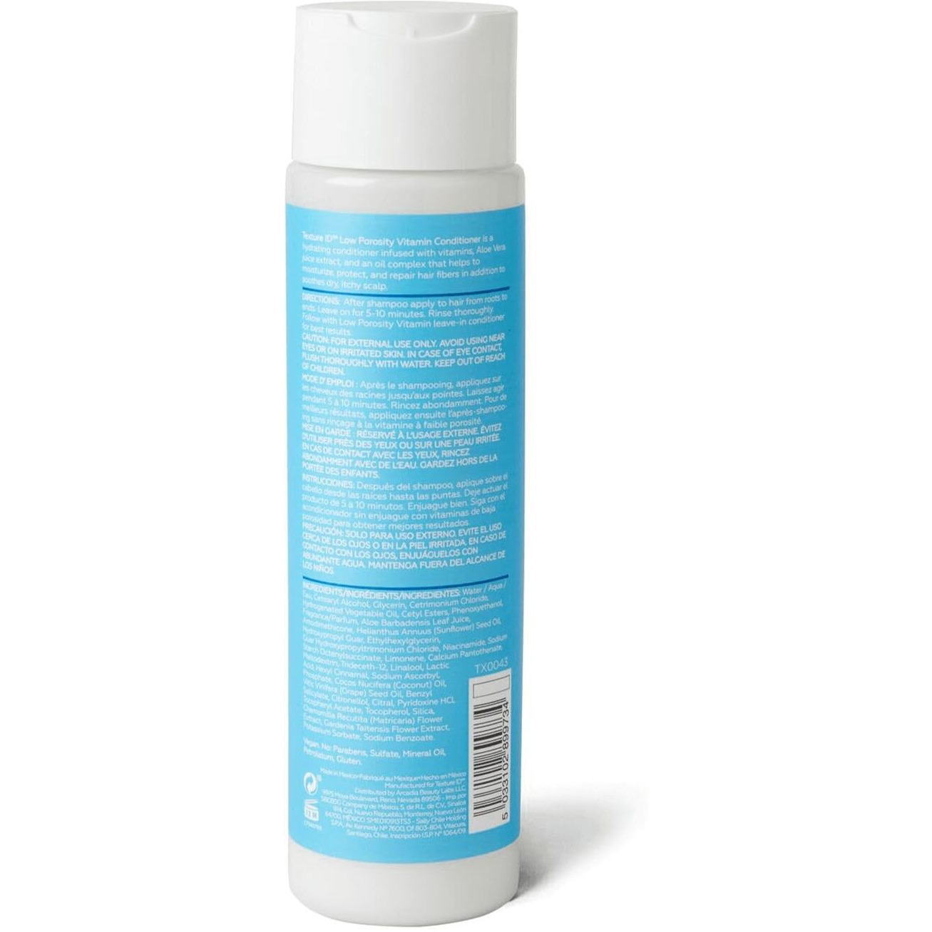 Texture Id Low Porosity Vitamin Conditioner, Aloe Vera Gel, Oil Complex, 10.14 Fl Oz
