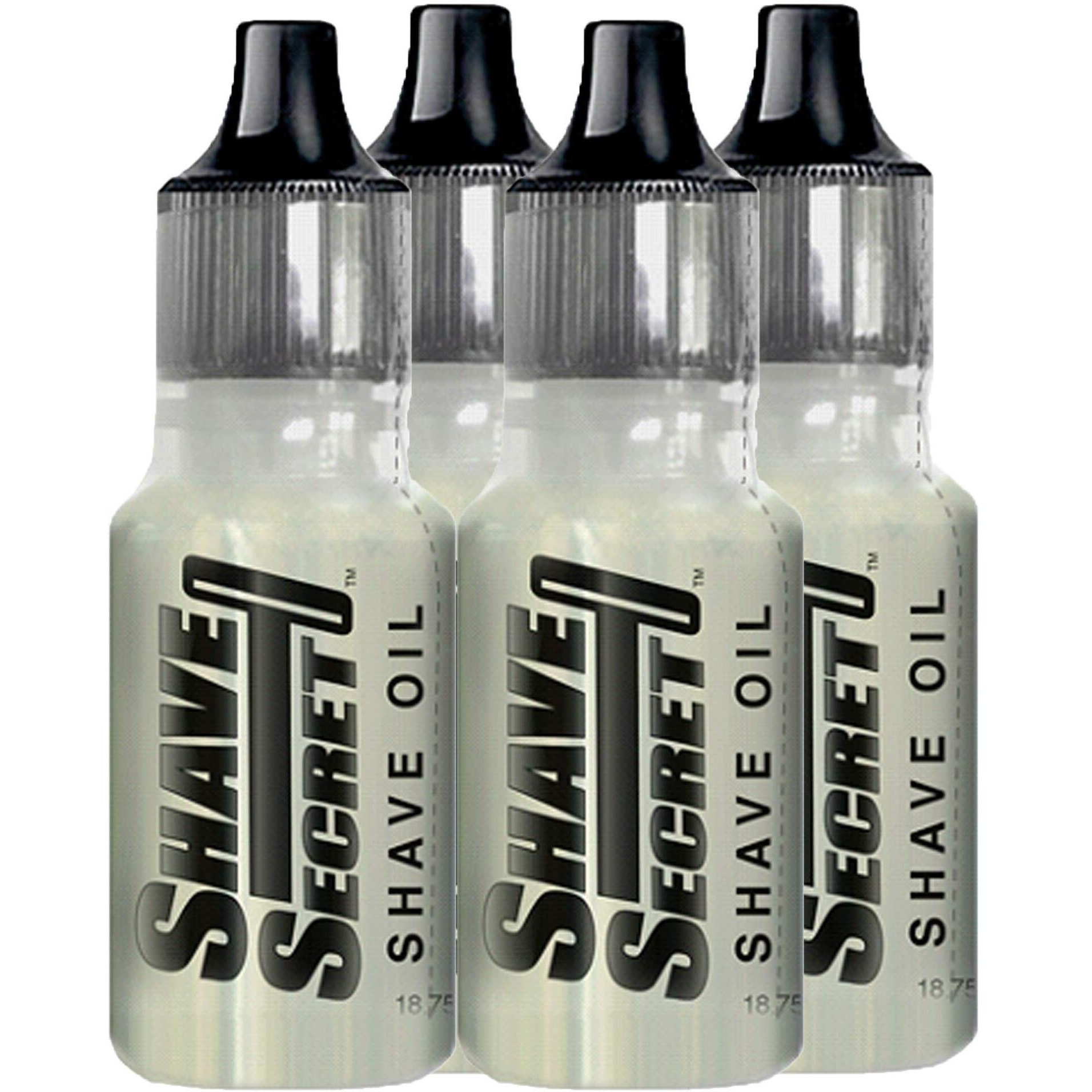 Shave Secret Shaving Oil - The Most Comfortable And Smoothest Shave Ever 18.75Ml - 4 Pack