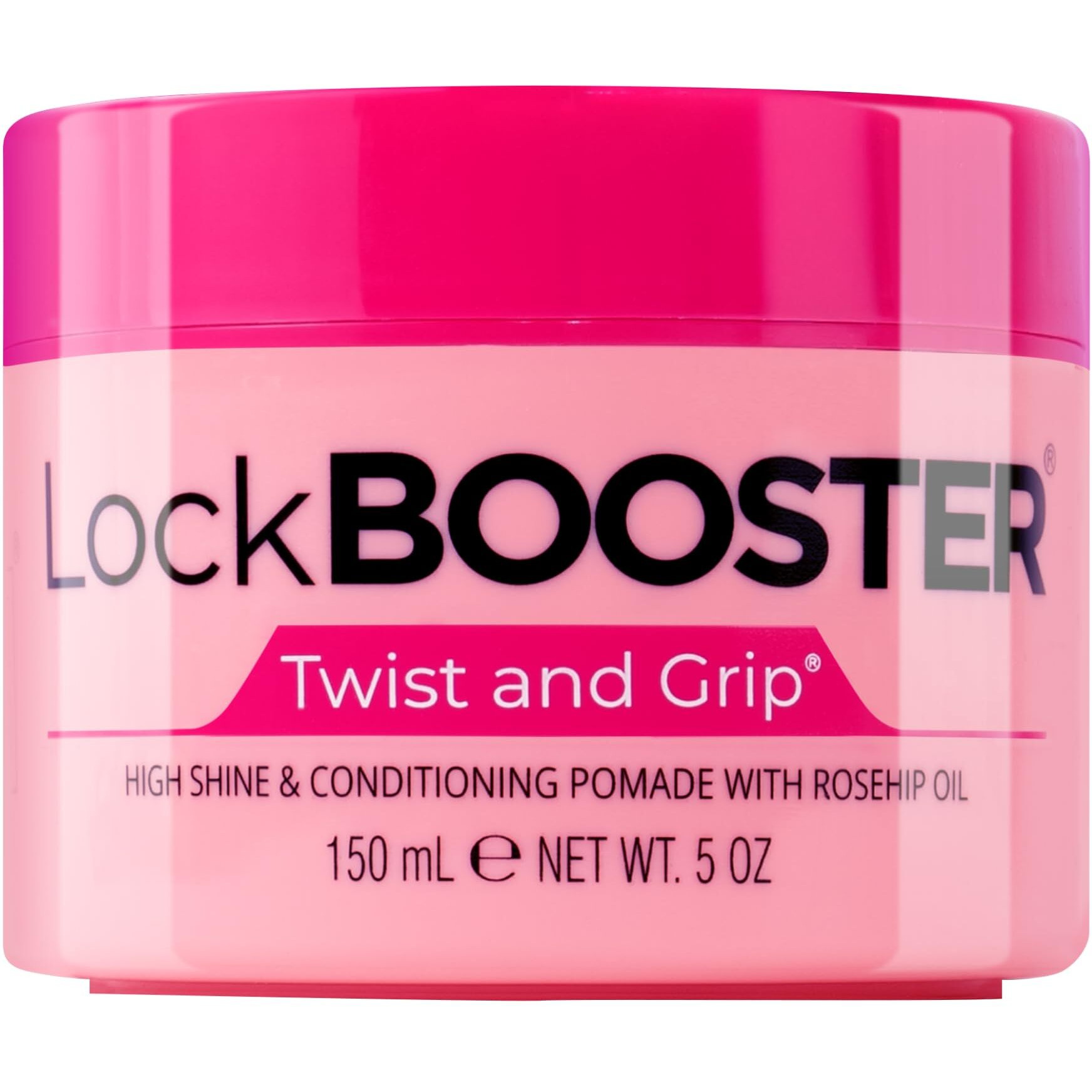 Style Factor Lock Booster Twist & Grip Braid Gel (5 Oz.) With Rosehip Oil - Strong Hold, Flake-Free, Frizz-Free Hair Braiding Gel For Defined & Long-Lasting Twists, Locs & Braids