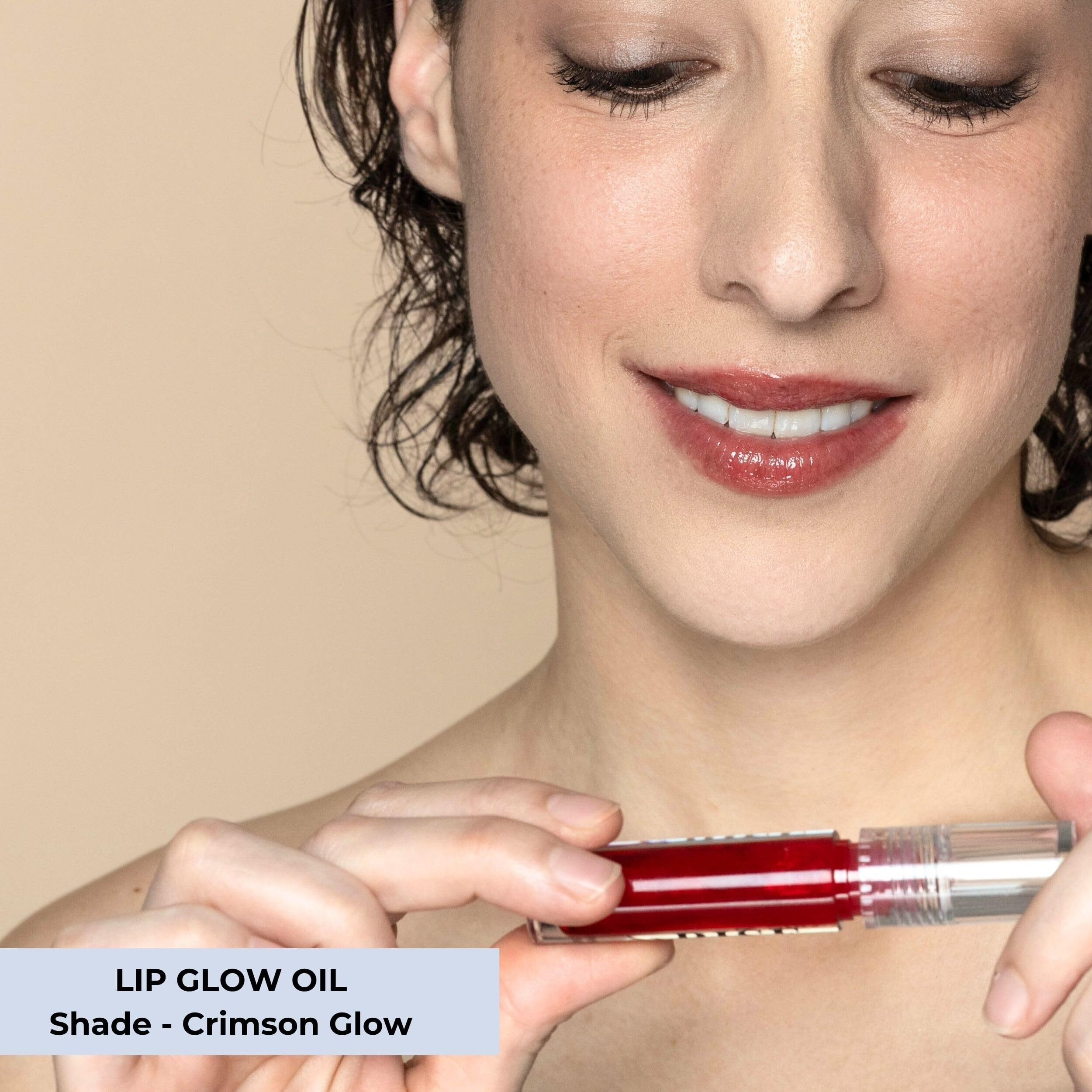 Phoenix Beauty Hydrating Lip Oil For Soft Lips Rise & Slay Tinted Glow With Hyaluronic Acid, Jojoba & Castor Oil, Vit-E | Lightweight Vegan Summer Lip Treatment, Non-Sticky Shine (Tinted Lip Oil)