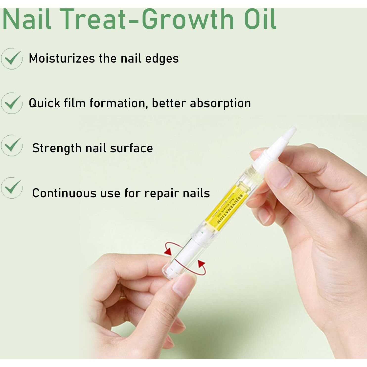 Rejuvenation Nail Growth Oil, Nail Oil For Growth And Strength Rejuvenation (2Pc)