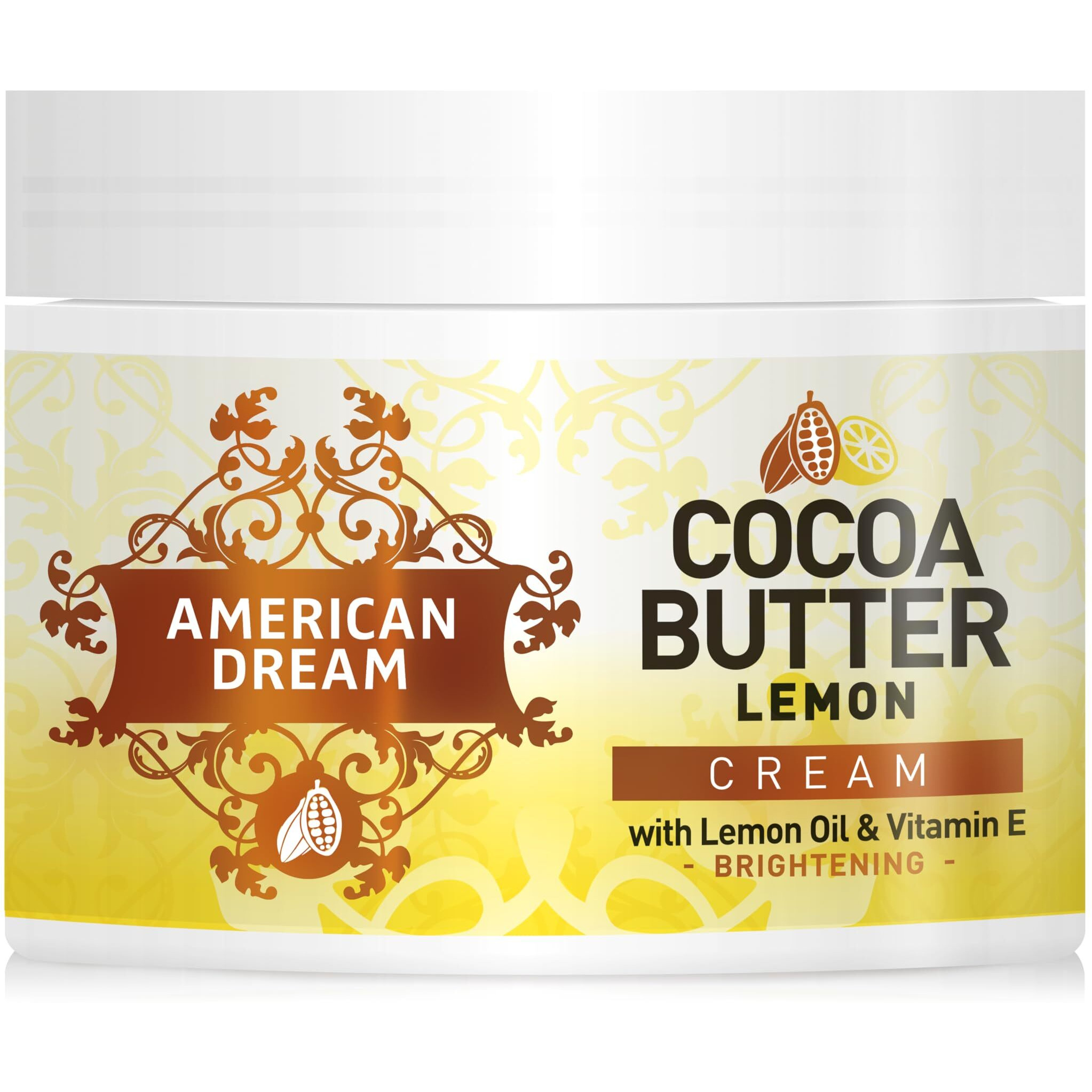 American Dream Cocoa Butter Lemon Cream With Lemon Oil & Vitamin E 500Ml