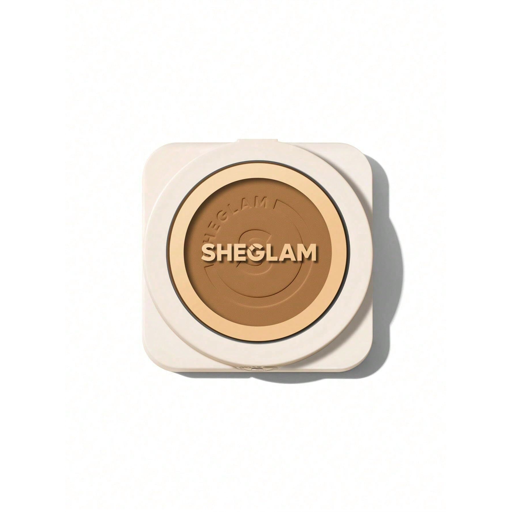 Sheglam Skin-Focus Full Coverage Powder Foundation Oil-Control Lightweight Face Pressed Powder Makeup-Honey
