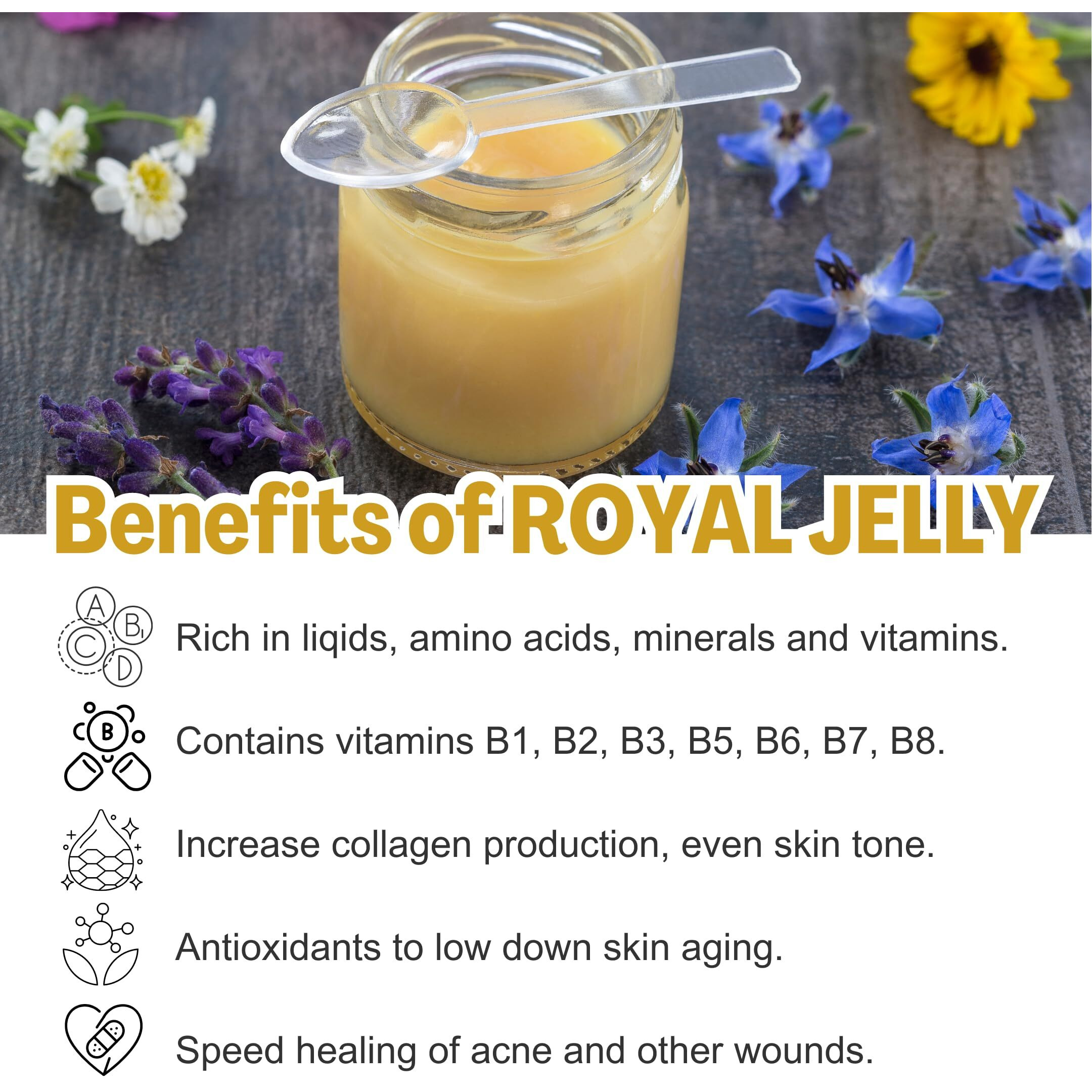 Bison | Emu | Honey Balm - With Pasture Raised Bison Tallow - Astaxanthin, Bakuchiol, Royal Jelly | Whipped Tallow Balm | With Honey And Emu Oil | All Natural - 2 Fl Oz (2 Oz, Queen Bee)
