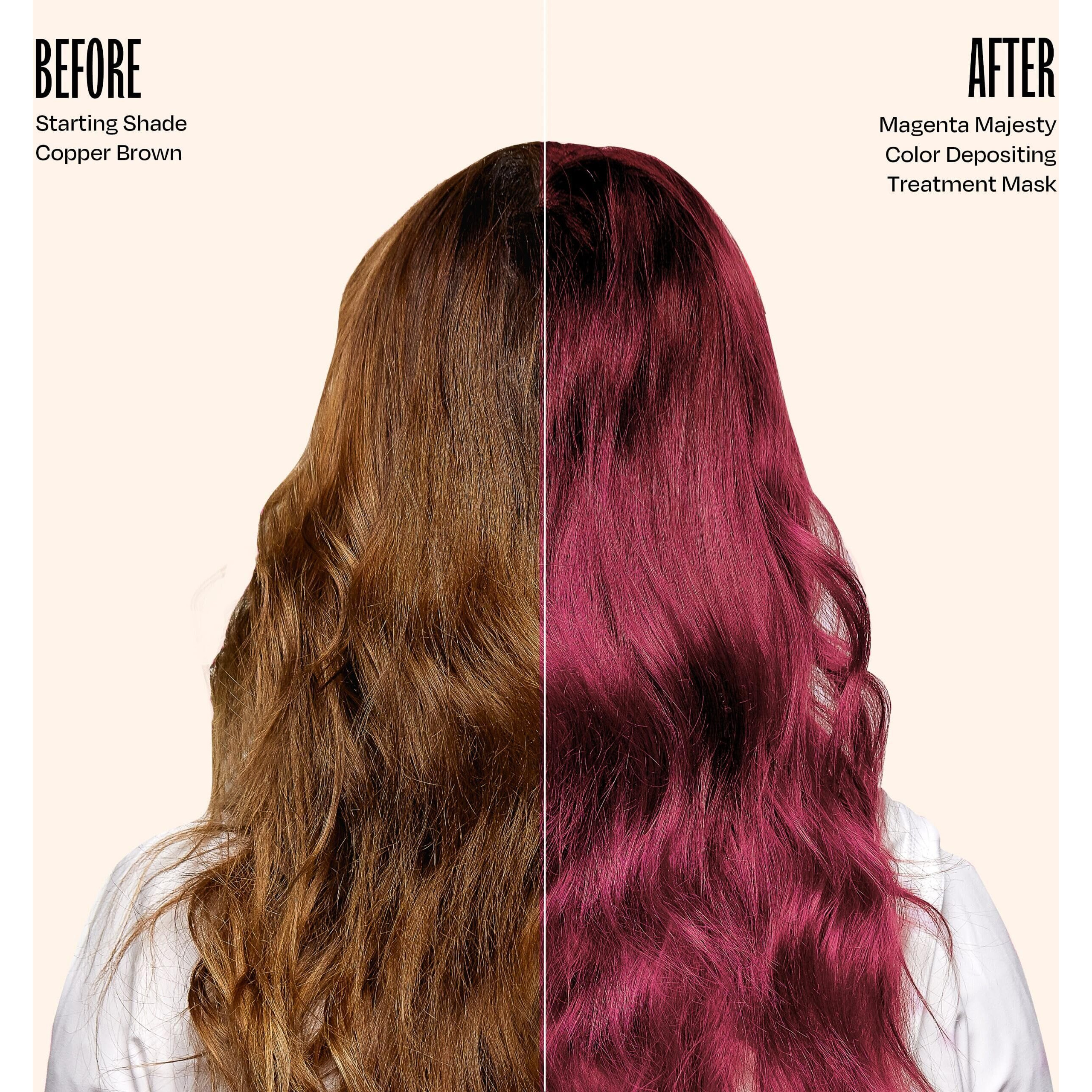 Overtone Color Depositing Conditioner - 8 Oz Semi Permanent Hair Color With Shea Butter & Coconut Oil - Vegan, Cruelty-Free - Extreme Magenta