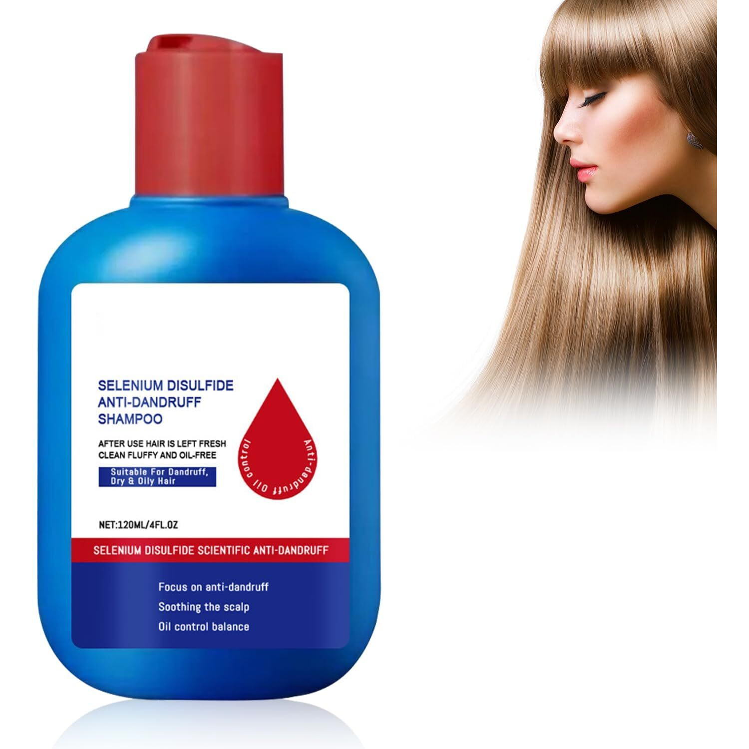 Clyxqp Nippori Anti-Dandruff Shampoo, Oil Control Formula For Men And Women, 300Ml