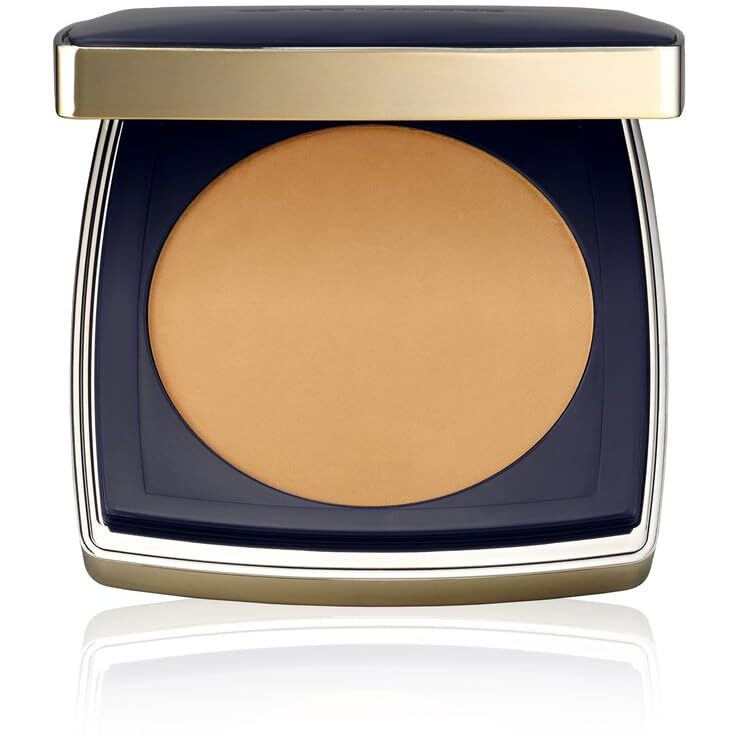 Est  E Lauder Double Wear 12-Hour Stay-In-Place Matte Powder Foundation | Controls Oil & Shine, 0.39 Ounce, 6W1 Sandalwood