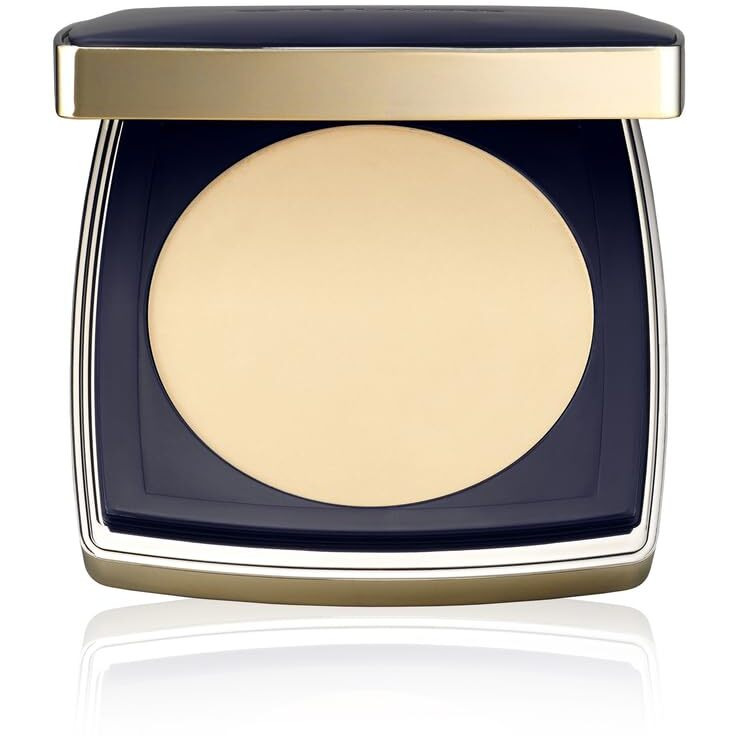 Est  E Lauder Double Wear 12-Hour Stay-In-Place Matte Powder Foundation | Controls Oil & Shine, 0.39 Ounce, 1W0 Warm Porcelain