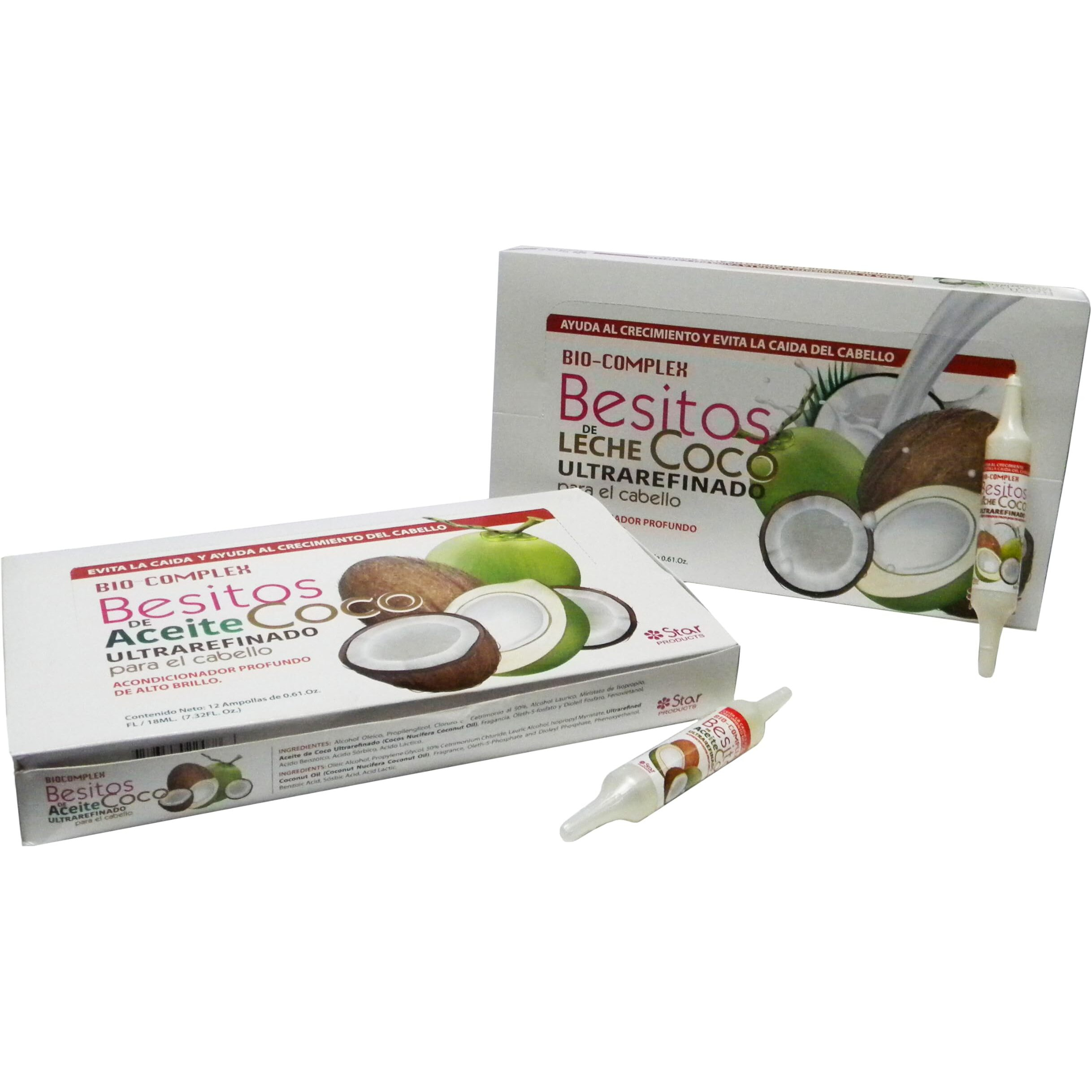 Bio Complex Coconut Oil Capsules 1 Pack - 0.61 Oz Each, Deep Moisturizing Hair Treatment For Repair, Hydration, And Strengthening