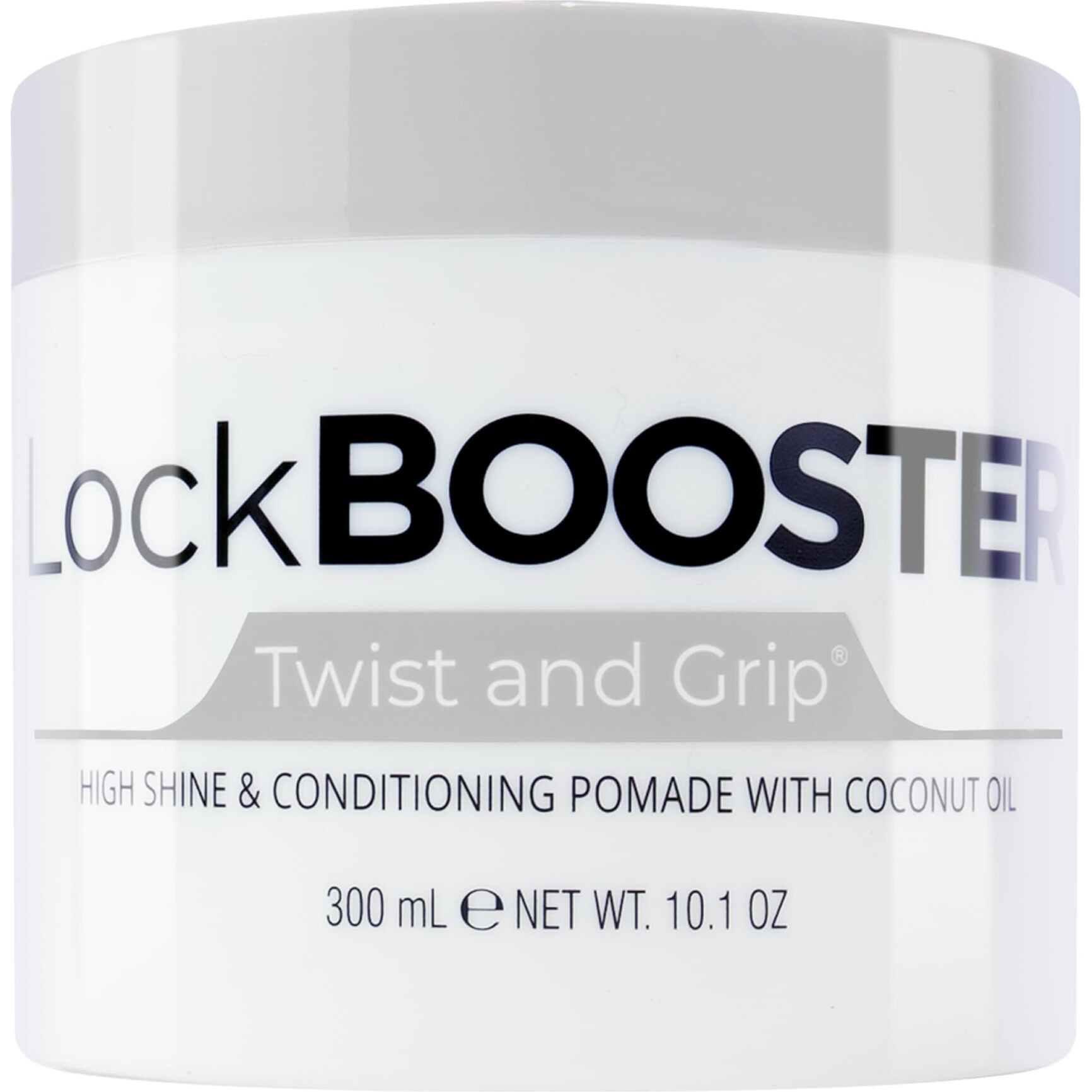 Style Factor Lock Booster Twist & Grip Braid Gel (10.1 Oz.) With Coconut Oil - Strong Hold, Flake-Free, Frizz-Free Hair Braiding Gel For Defined & Long-Lasting Twists, Locs & Braids