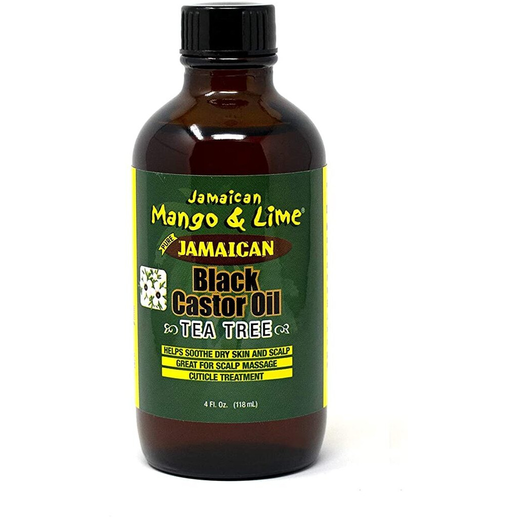 Jamaican Mango & Lime Black Castor Oil (Tea Tree) 4Oz