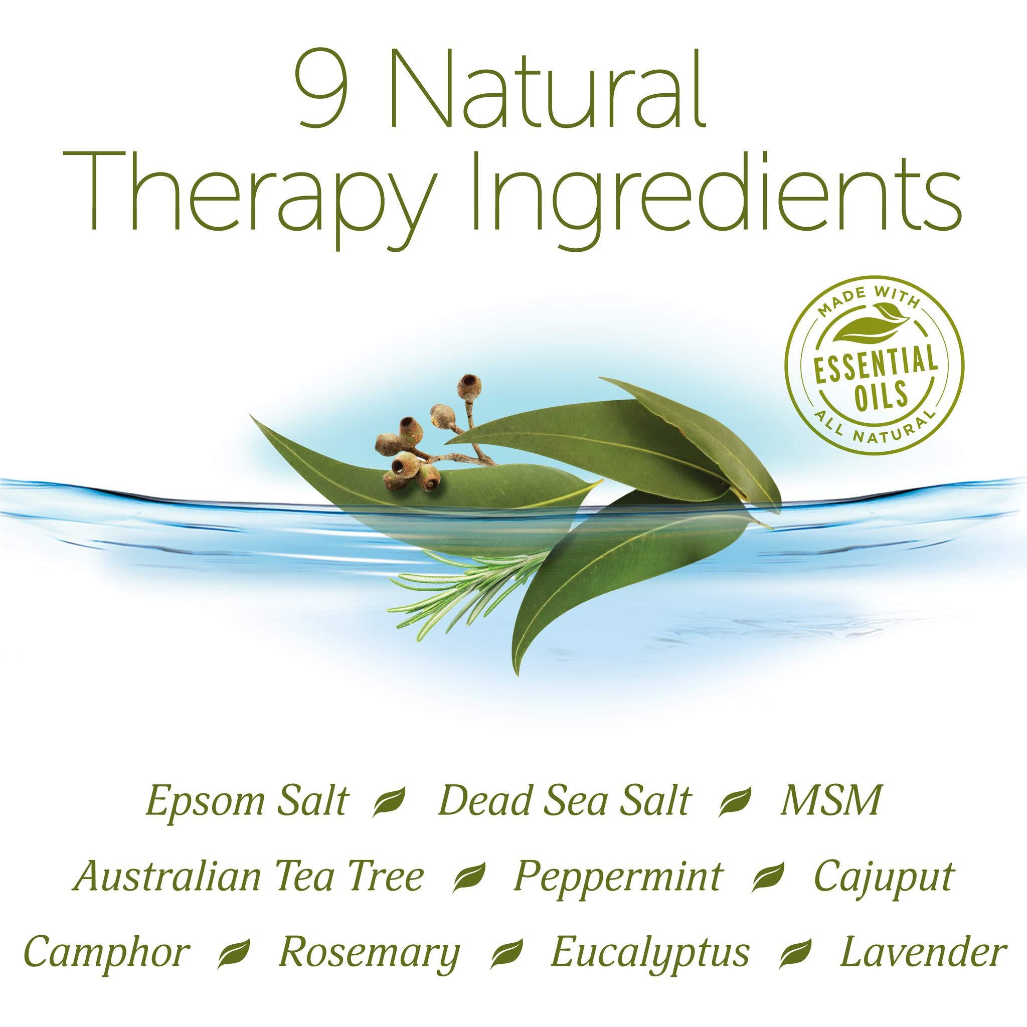 Tea Tree Oil Foot Soak With Epsoak Epsom Salt - 2 Pound Value Bag - Made In The Usa