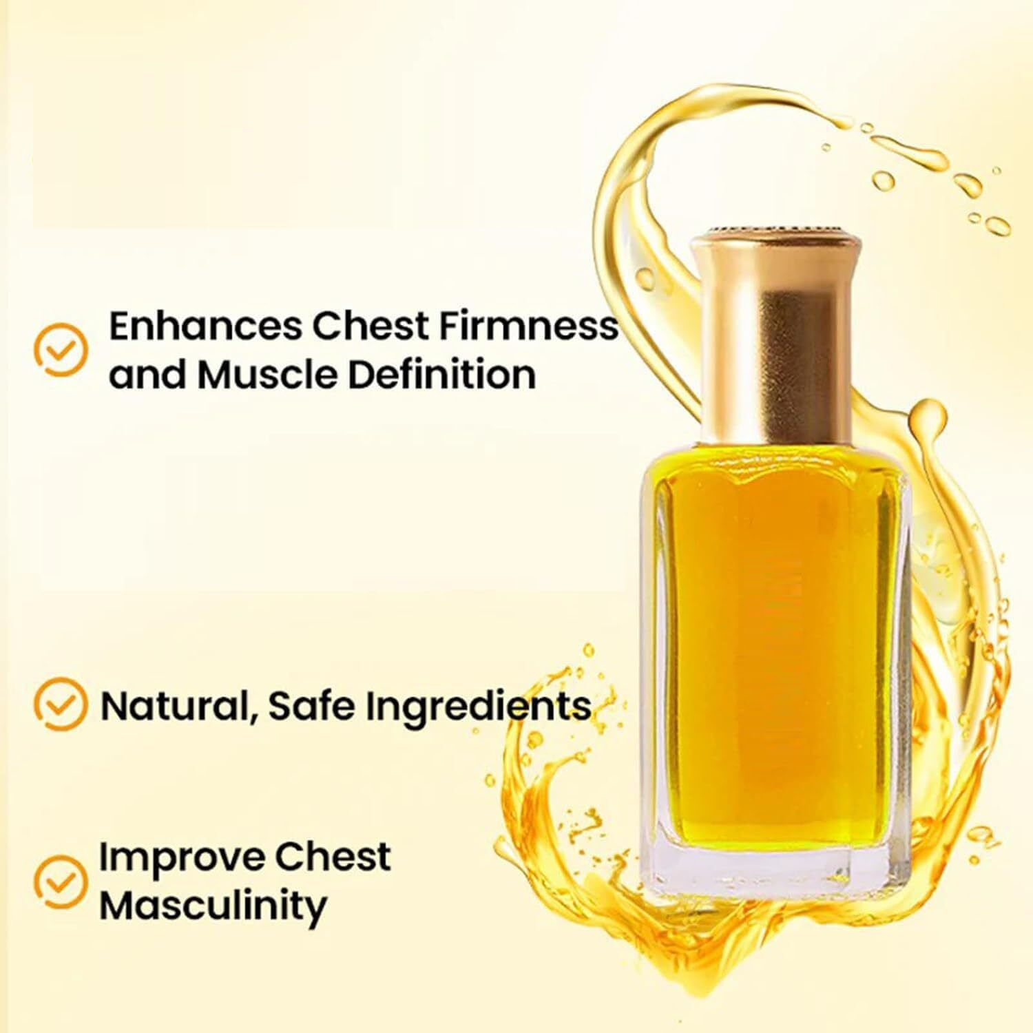 Thermofirm Bee Venom Gynecomastia Oil, 2025 New Chest Muscles Bee Venom Oil, Advanced Bee Venom For Strengthen The Chest Muscles (2 Bottle)