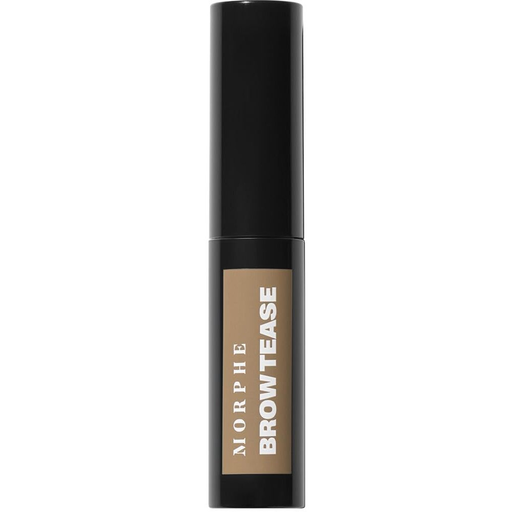 Morphe Brow Tease Eyebrow Gel Mousse - Volumizing Brow Gel To Tint, Thicken & Shape With 100% Natural Bamboo Fibers - Enriched With Conditioning Coffee Seed Oil - Macadamia (0.16 Fl Oz)