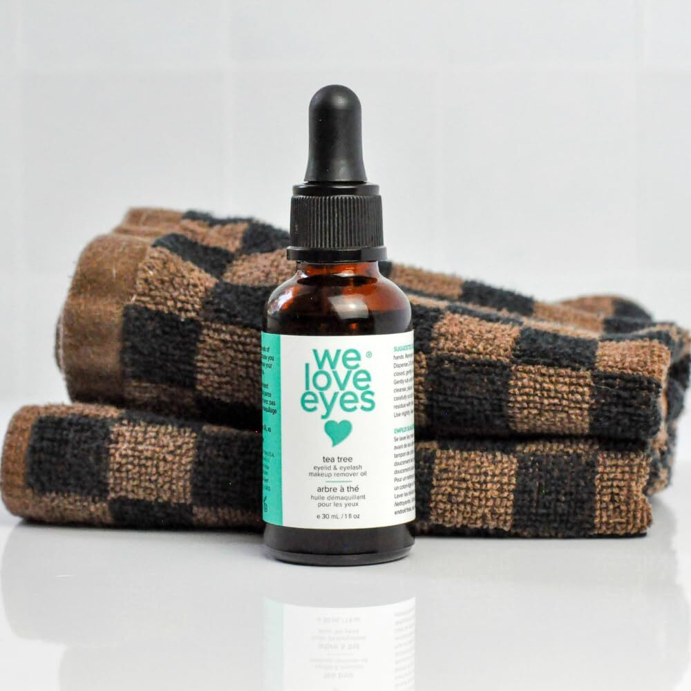 We Love Eyes - 100% All Natural Tea Tree Makeup Remover Oil - Effortlessly Remove Waterproof Makeup And Eyeliner - Made With Australian Tea Tree - Cruelty Free - Vegan
