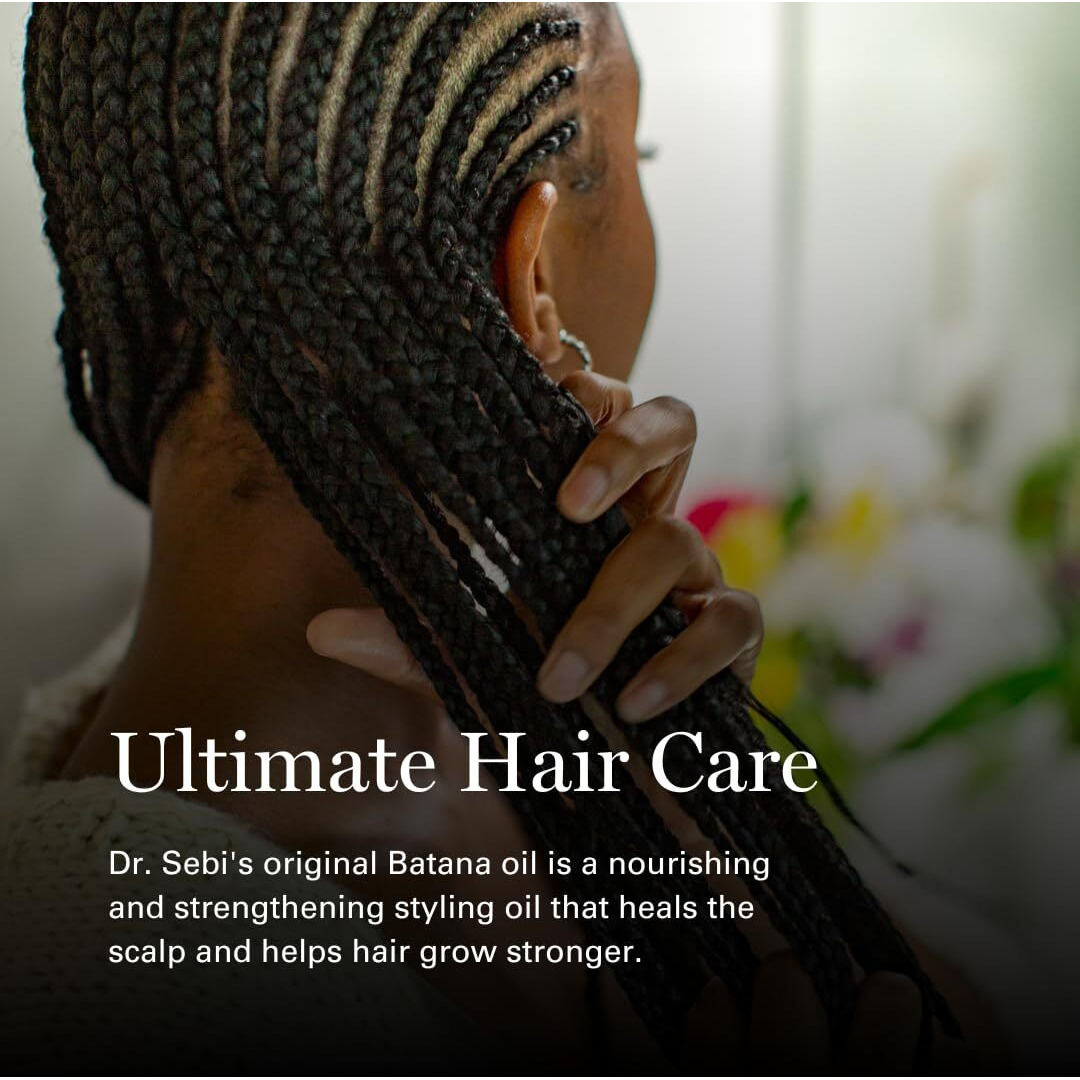 Dr. Sebis Batana Oil For Hair Growth - 100% Natural Hair Oil With Coconut And Olive - Supports Scalp Health And Stronger Hair - Plant-Based Formula - 4 Fl Oz