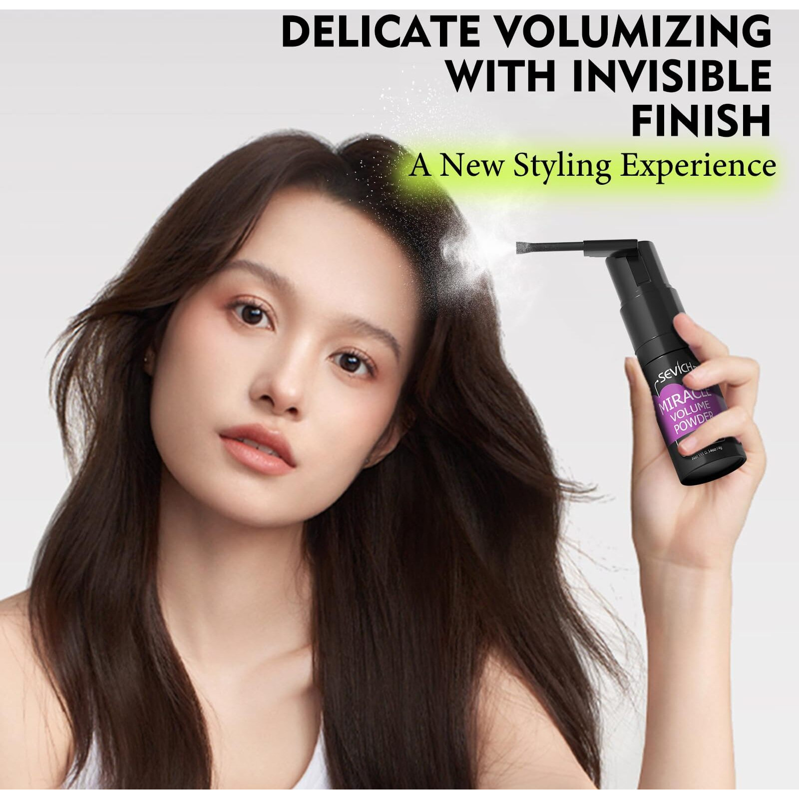 Sevich Miracle Volume Powder - Texturizing Hair Styling Powder For Men & Women, 360 Adjustable Nozzle, Oil Control & Fluffy Hair, Travel-Size Matte Finish Hair Powder, 4G Spray + 20G Refills