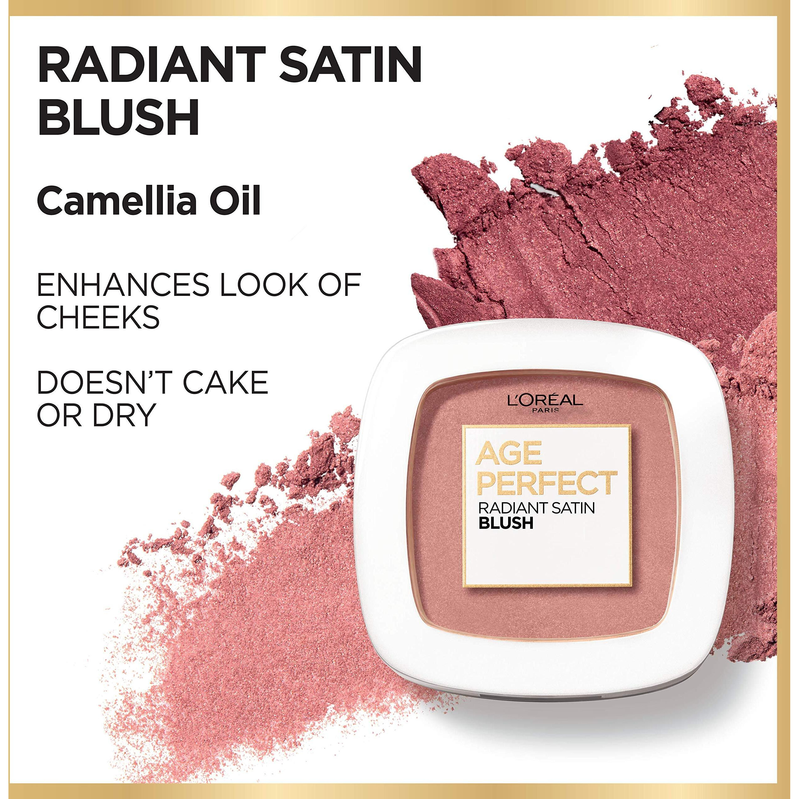 Lor  Al Paris Age Perfect Radiant Satin Blush With Camellia Oil, Amber