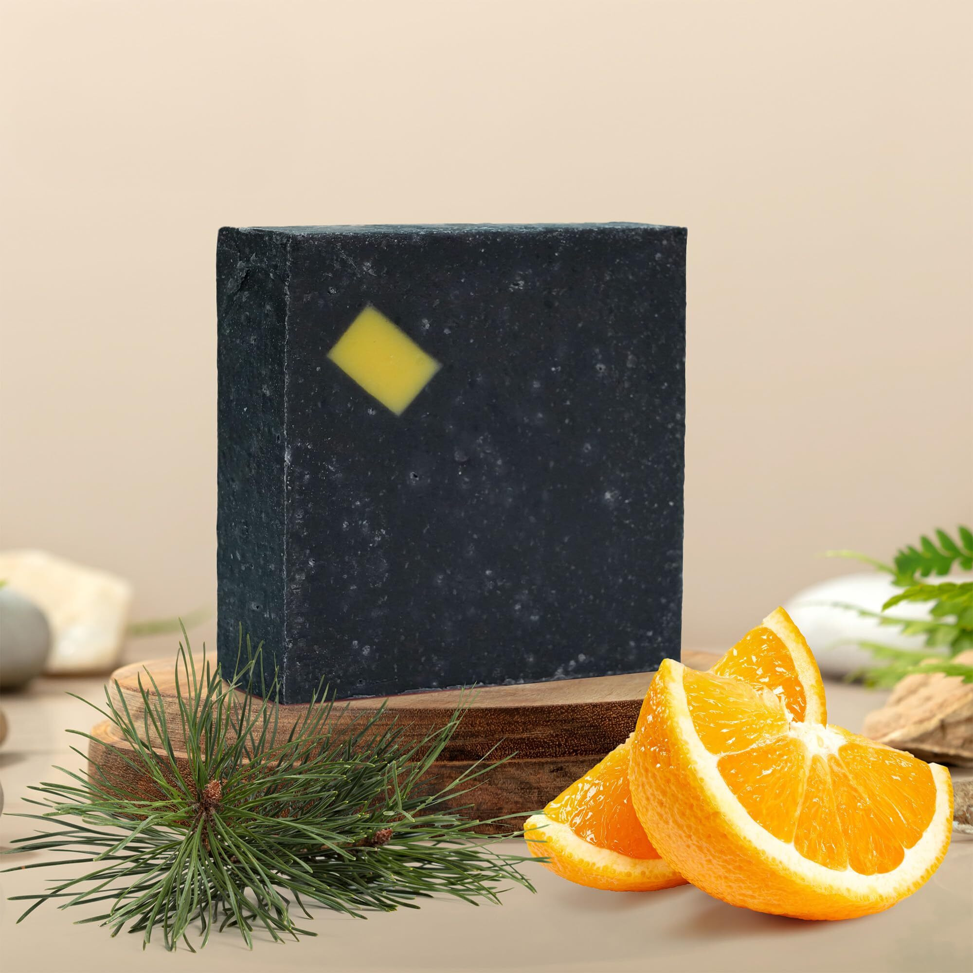 360Feel Pine Tar Soap - Handcrafted Castile Soap Bar With Soothing Scent - Handmade With Essential Oils - Suitable Gift For Anniversaries, Weddings, And Holiday Stockings - 4 Pack