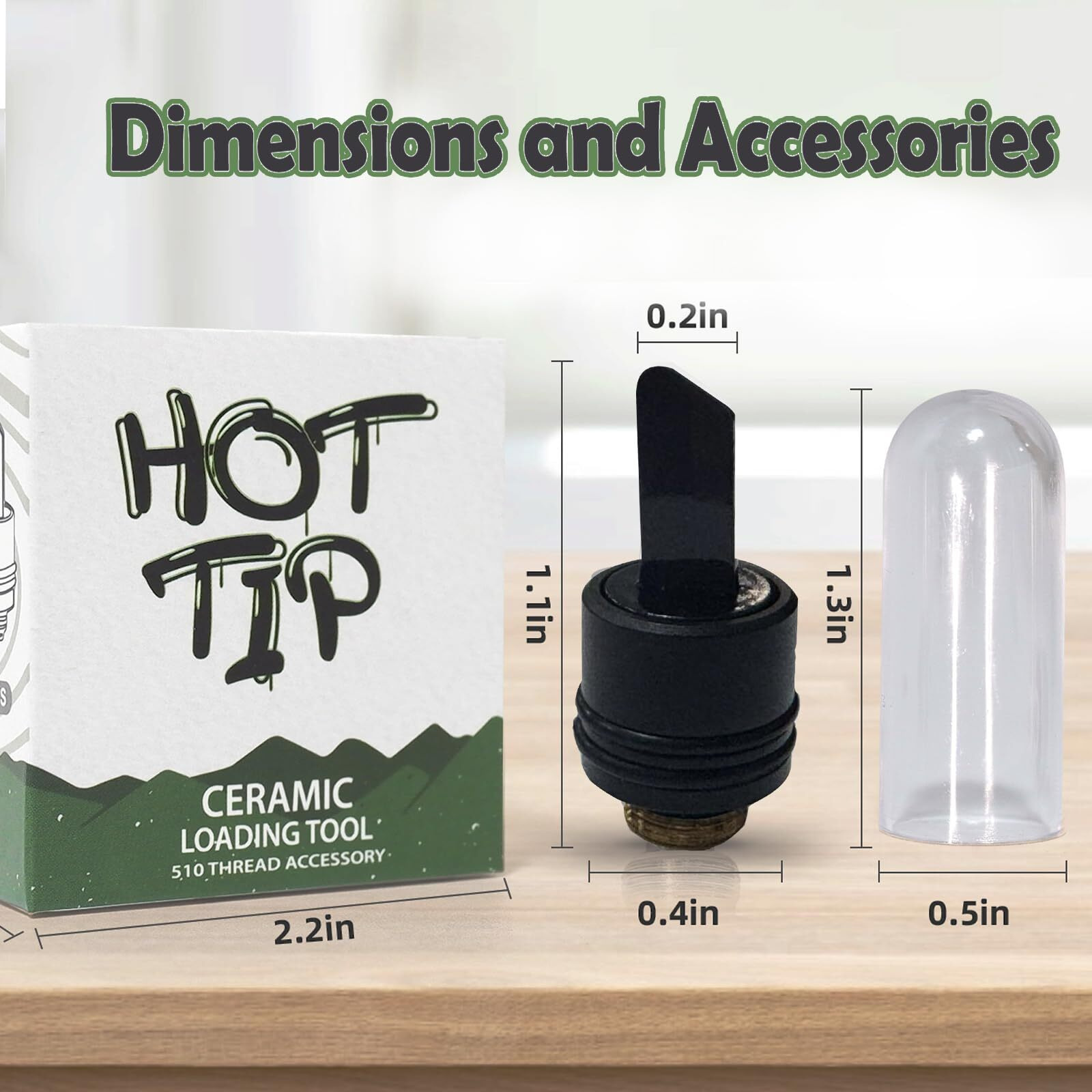 Ceramic Heating Head Heating Multi-Tool For Slicing Wax Or Viscous Oil Etc, (All Black)
