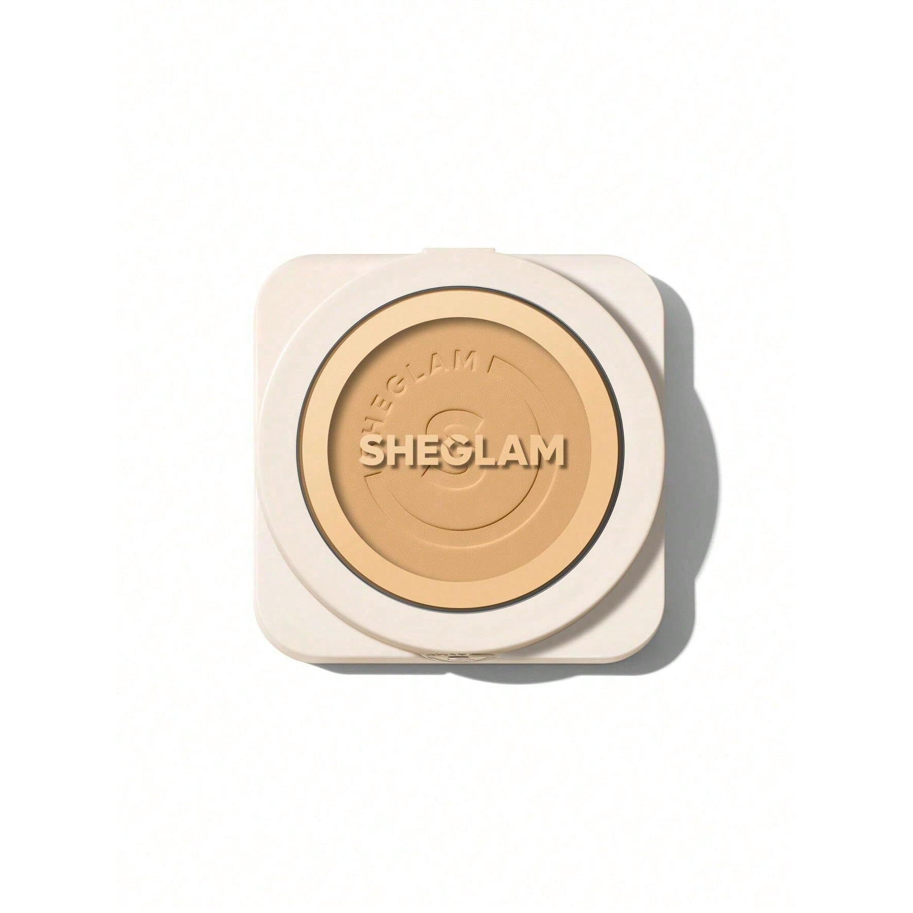 Sheglam Skin-Focus Full Coverage Powder Foundation Oil-Control Lightweight Face Pressed Powder Makeup-Butterscotch